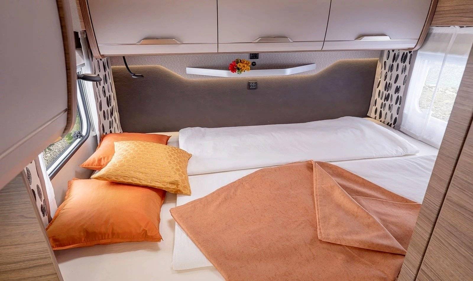 Couchages Fiat Knaus Tourer Van 500 MQ - Yescapa