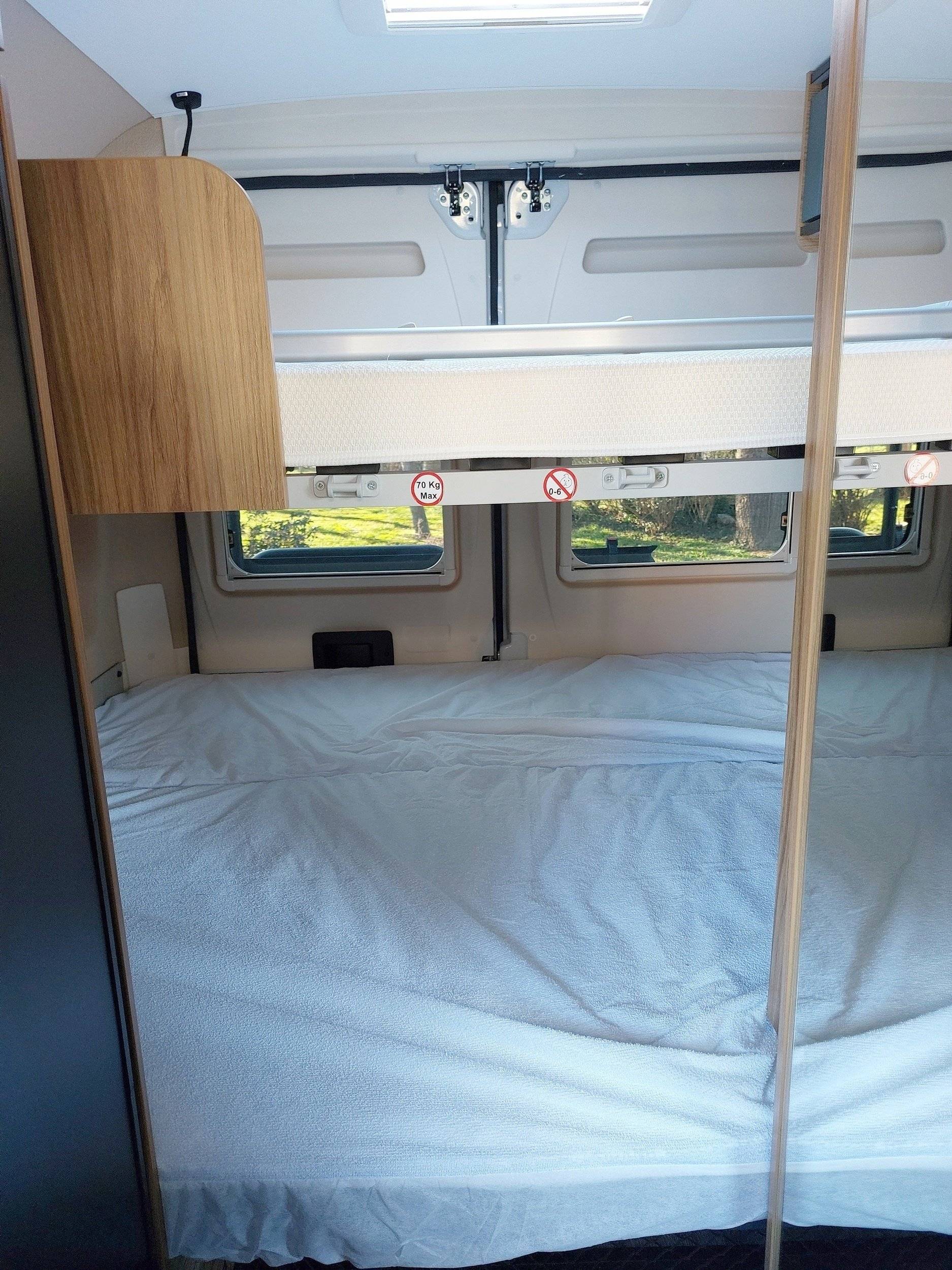 slaapplaatsen Fiat Fiat ducato - Yescapa