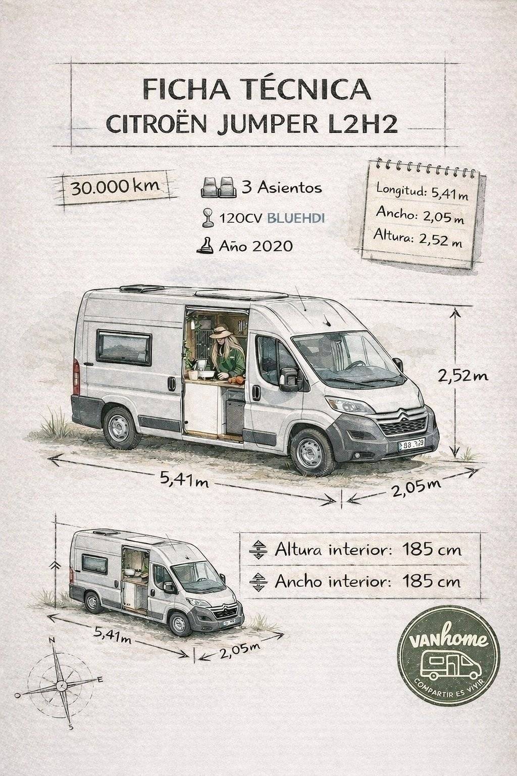 VANhome Jumper 2,2 l 120 ch