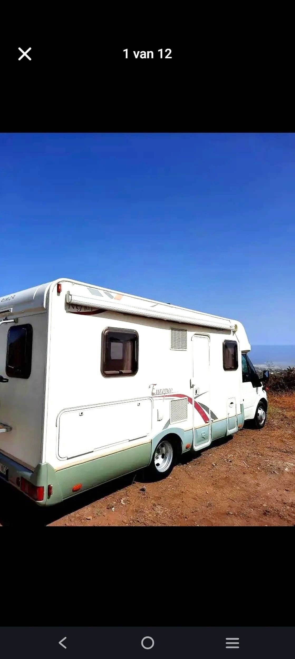 Vista frontale a ¾ Fiat Fiat ducato - Yescapa