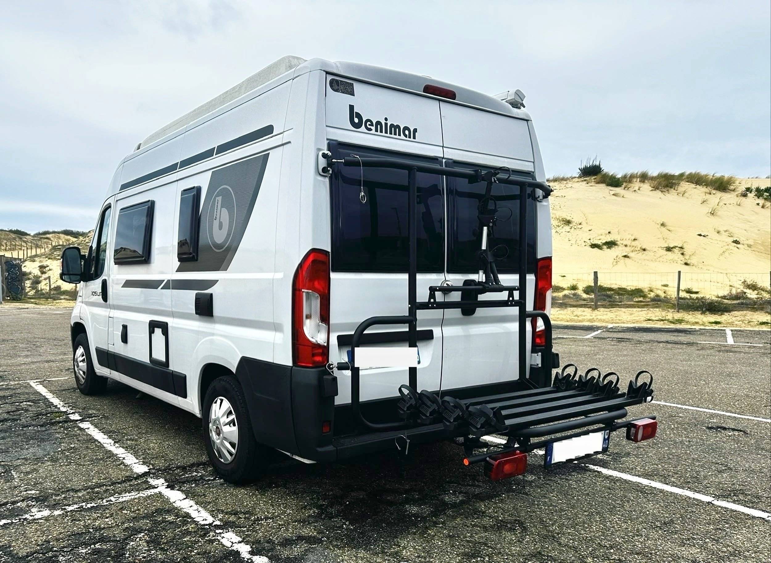 Rear view Fiat Ducato 2,3 l multijet 140 ch. - Yescapa