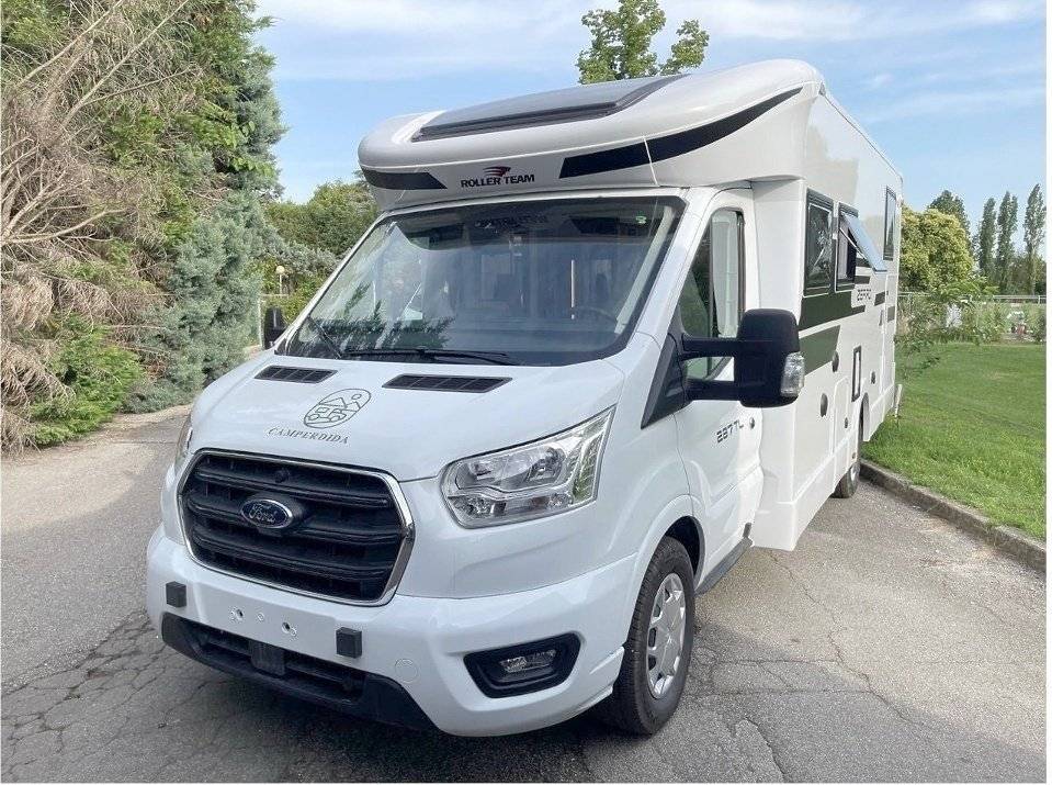 Voorkant 3/4 Ford FORD Transit 2,0 TDCI 170 CV - Euro 6 - Yescapa