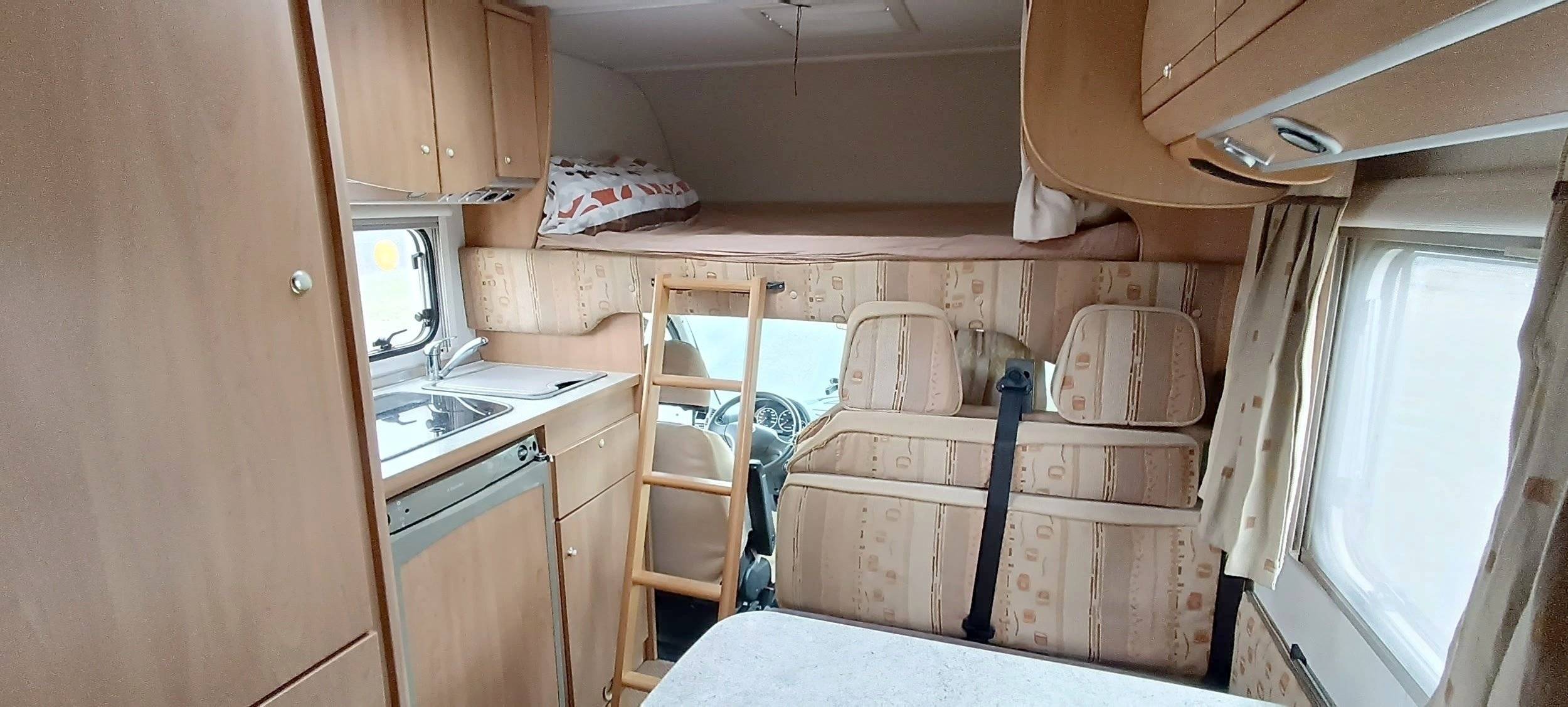 slaapplaatsen Fiat - Yescapa