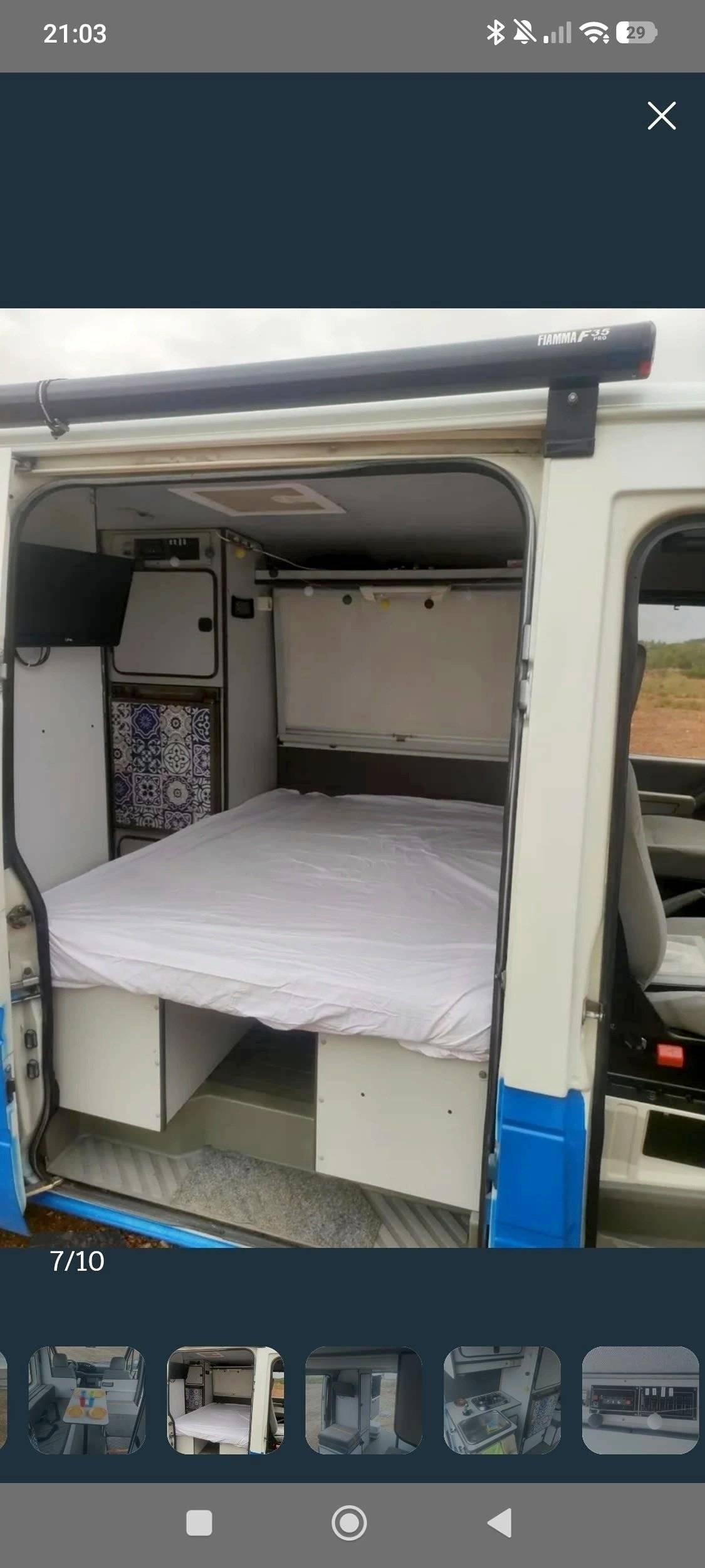 llits Volkswagen LT 35 2.5 109cv - Yescapa