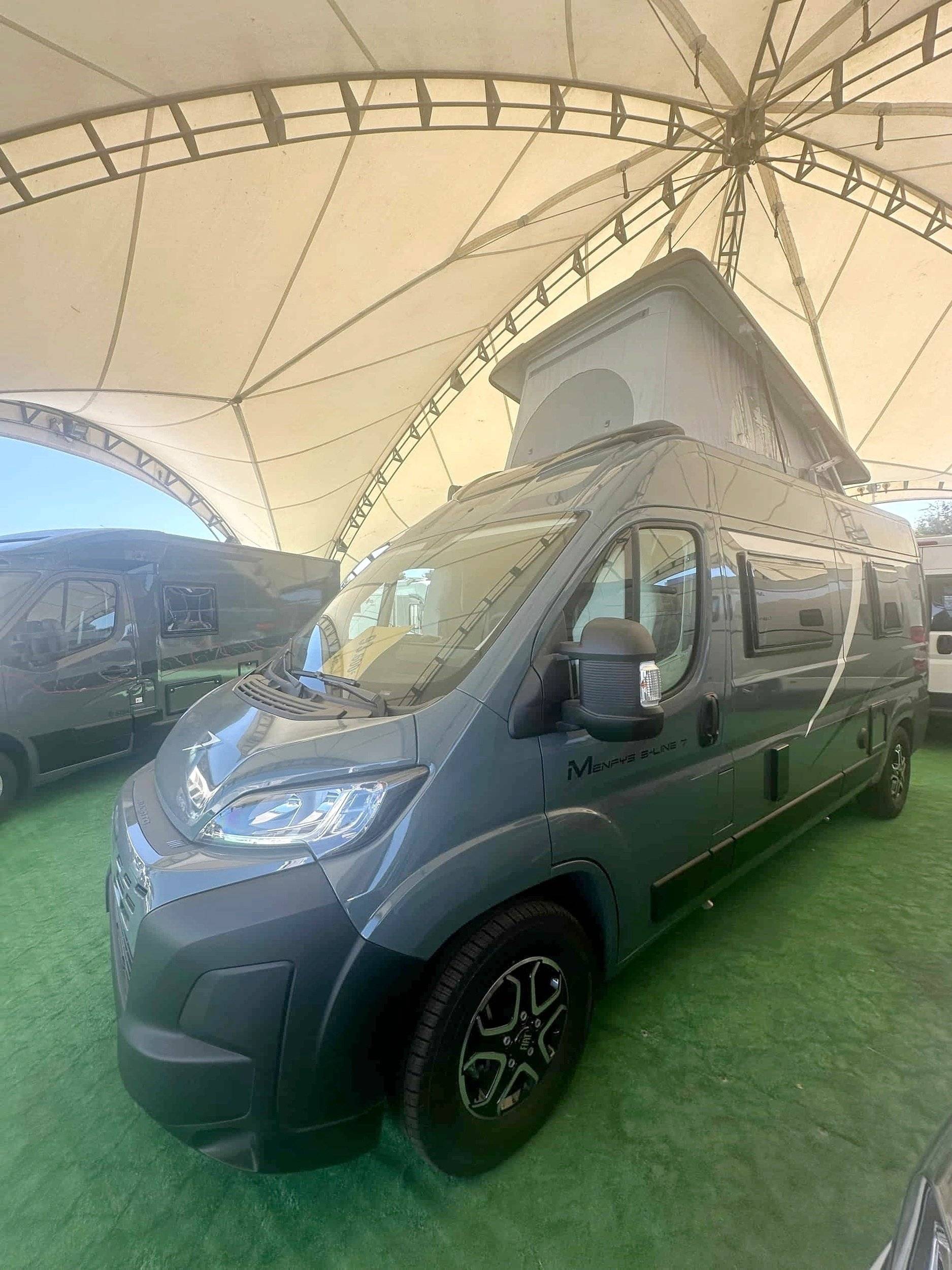 Voorkant 3/4 Fiat - Yescapa