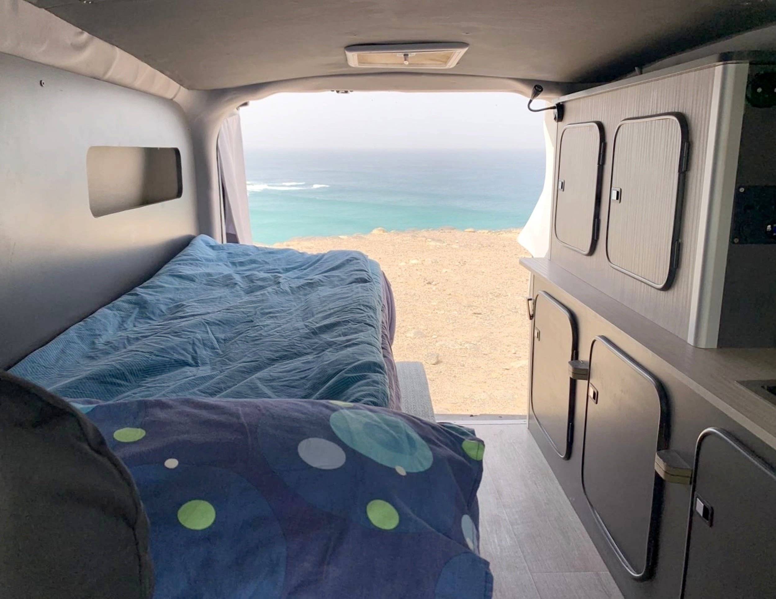 slaapplaatsen Fiat Doblo panorama 105 - Yescapa