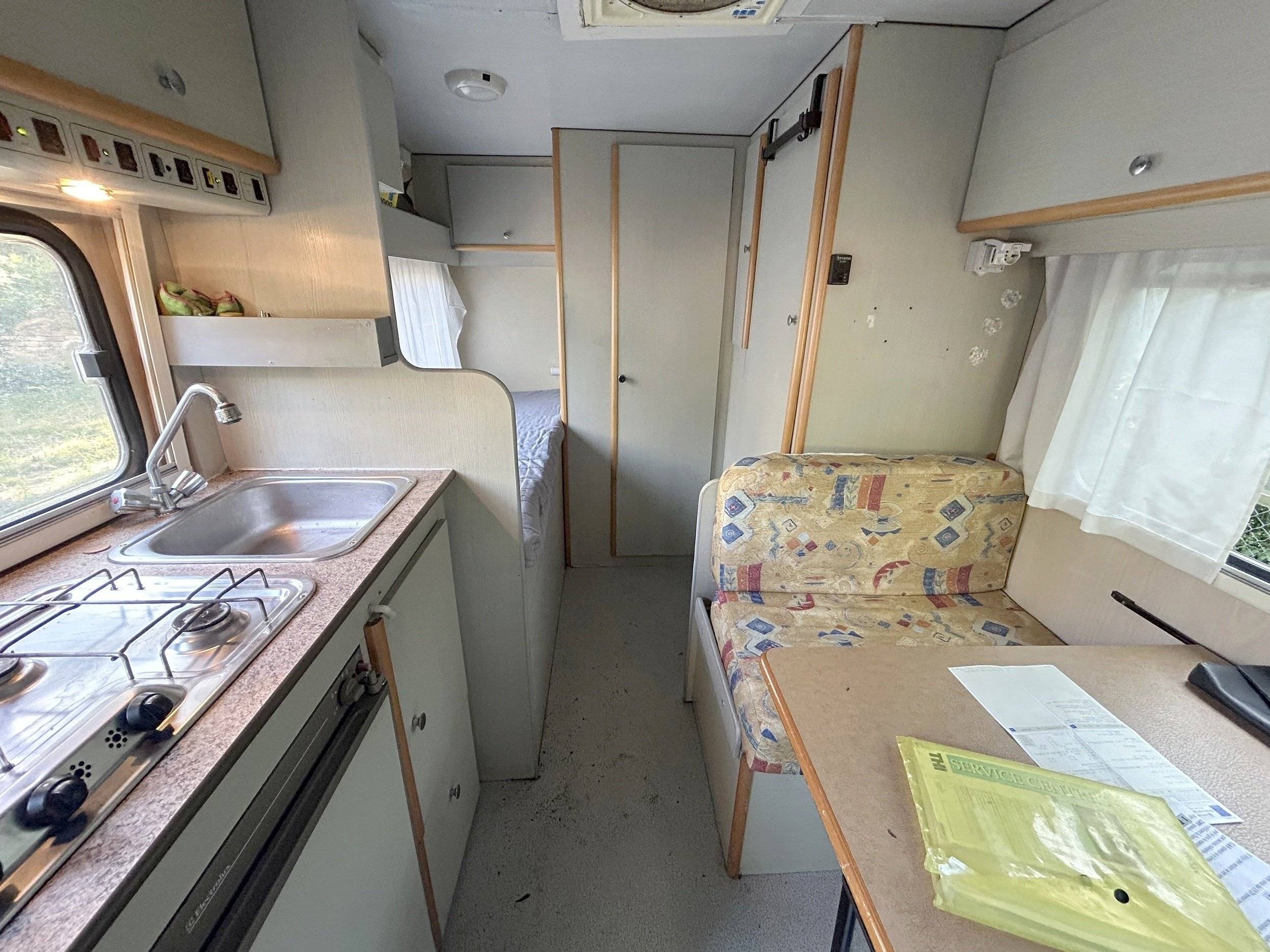 slaapplaatsen Fiat Ducato - Yescapa