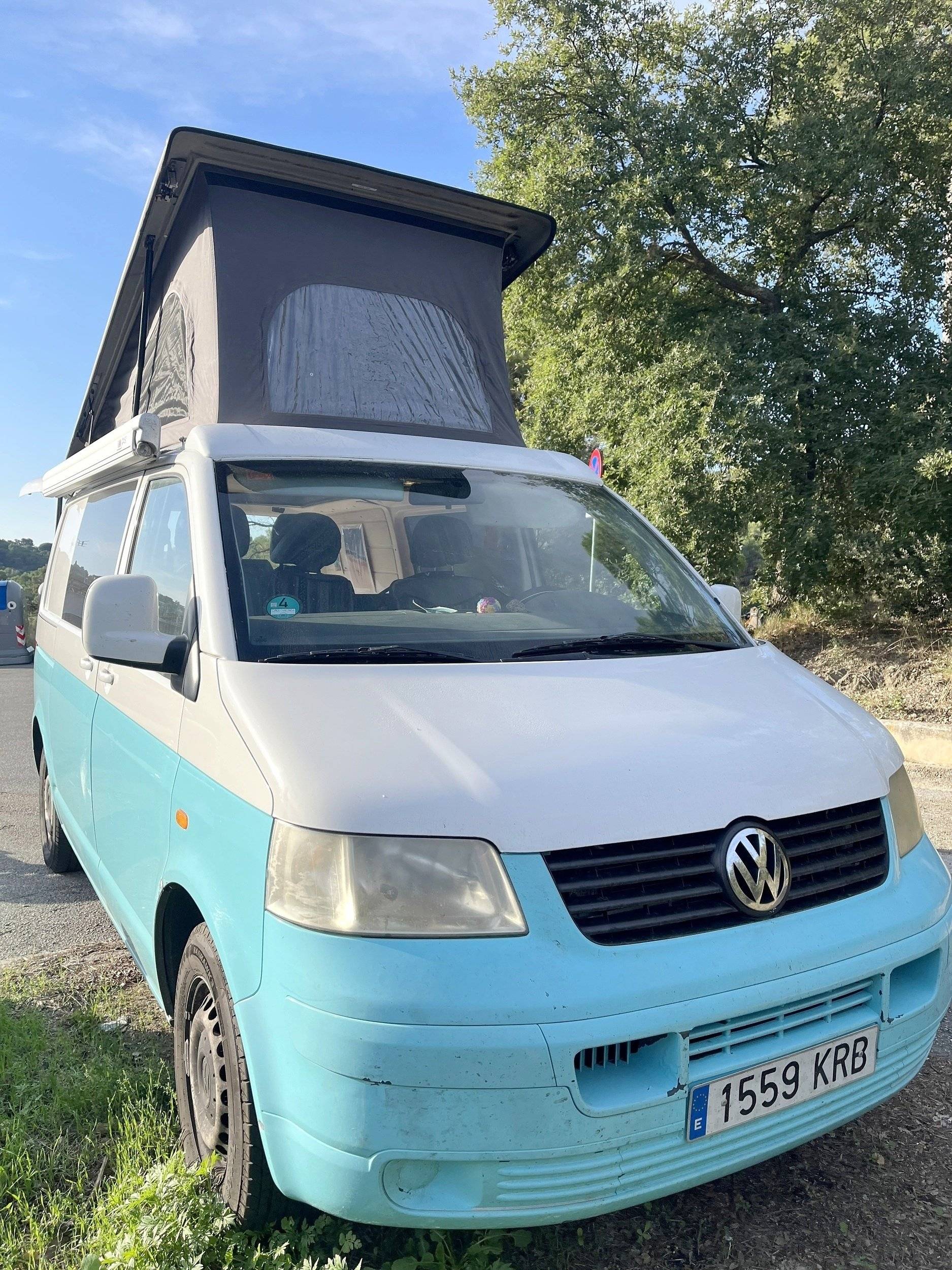 Vista de 3/4 Volkswagen - Yescapa