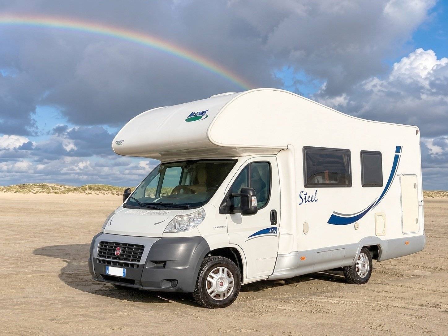 Front view from 3/4 Fiat - Yescapa