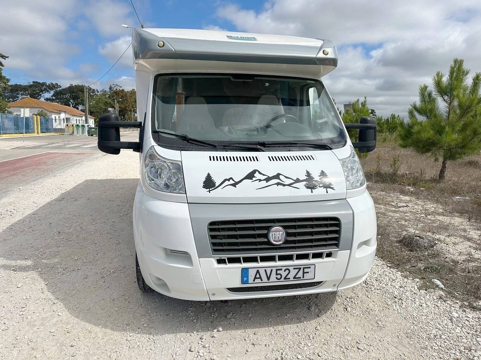 Vista frontale a ¾ Fiat Mclouis - Yescapa