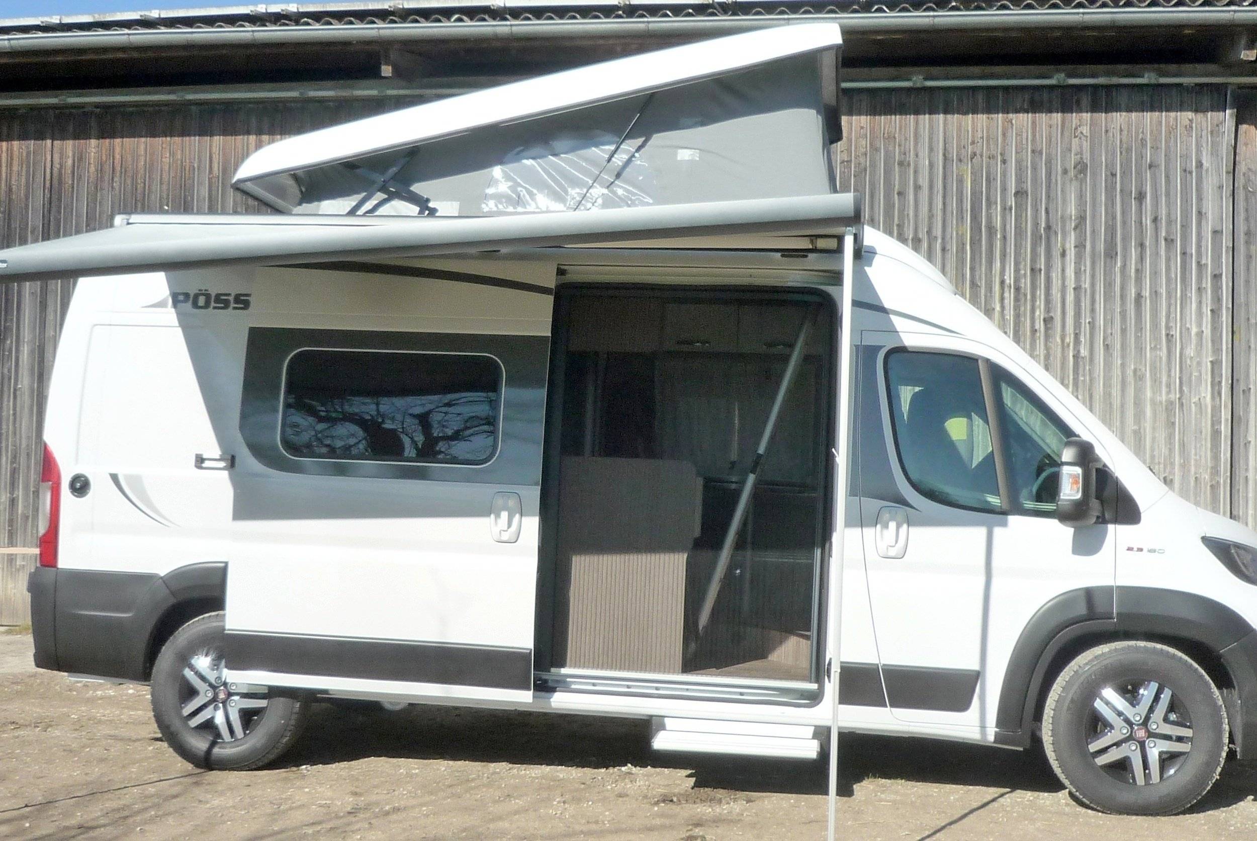 schräge Vorderansicht Citroën Citroën jumper - Yescapa