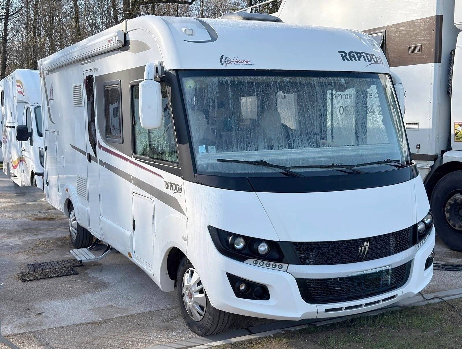 Vista frontale a ¾ Fiat 2,3 l 130 ch. - Yescapa