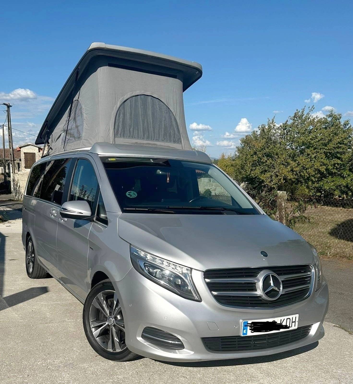 schräge Vorderansicht Mercedes Mercedes Marco polo - Yescapa