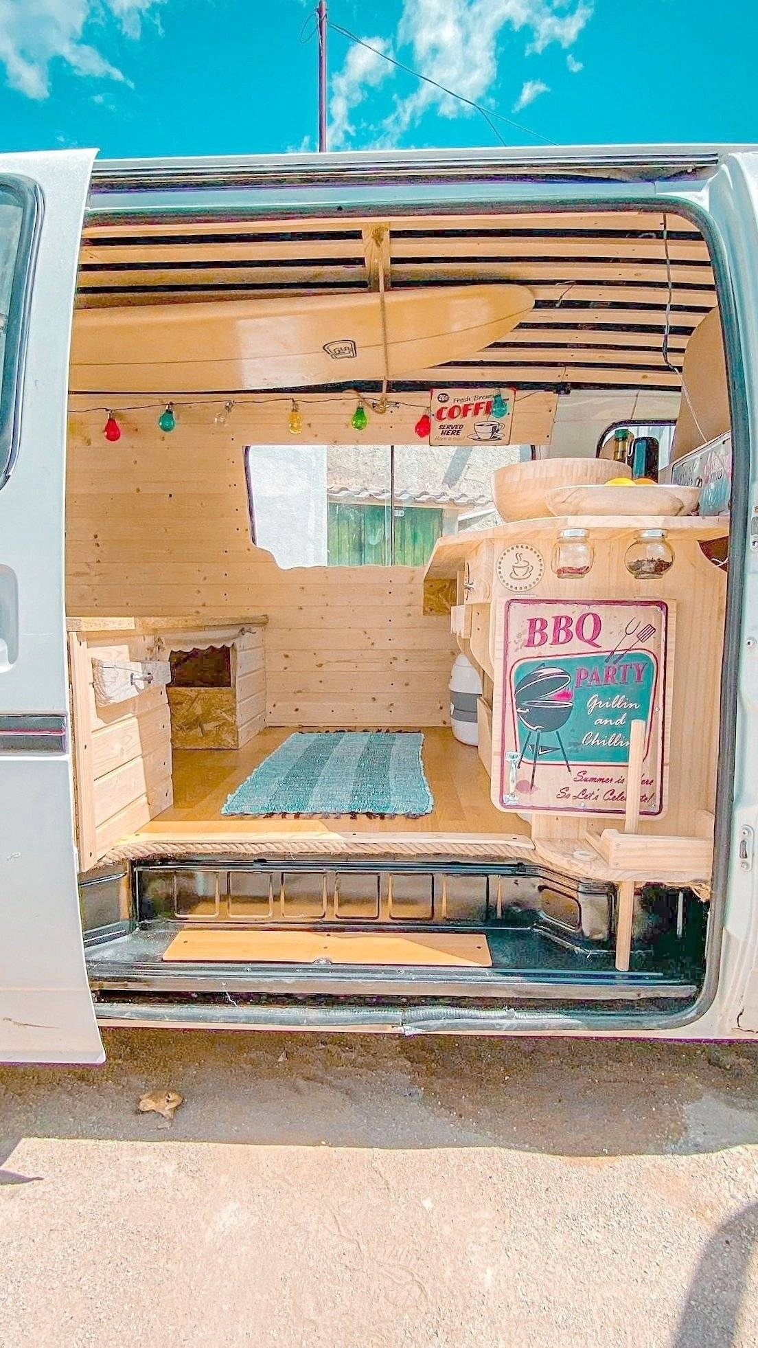 Angolo cucina Bedford Seta - Yescapa
