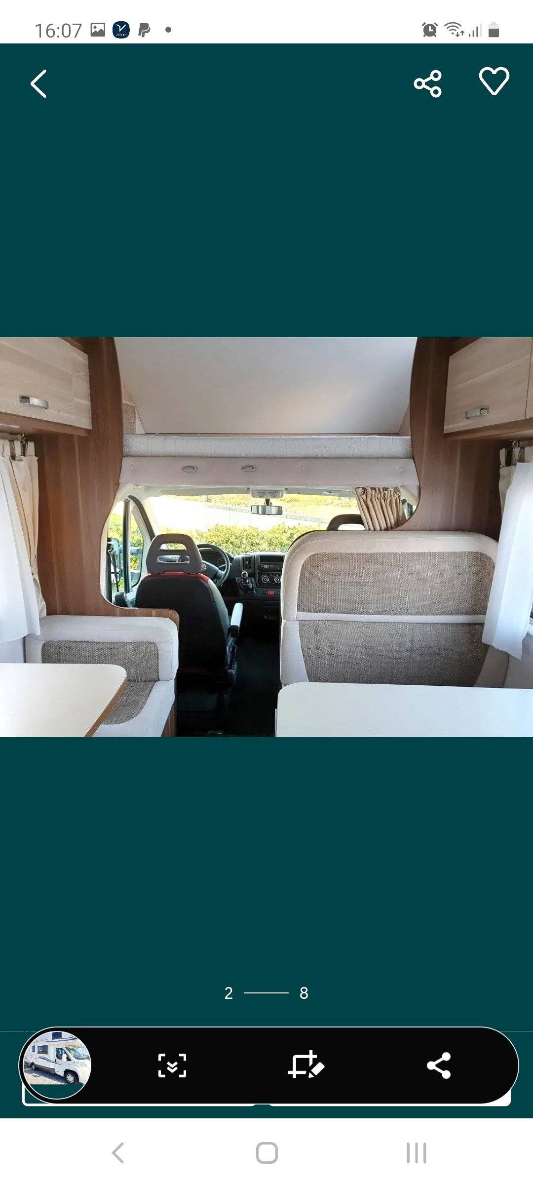 Dining Area Fiat Ducato 2,0 l 130 ch - Yescapa