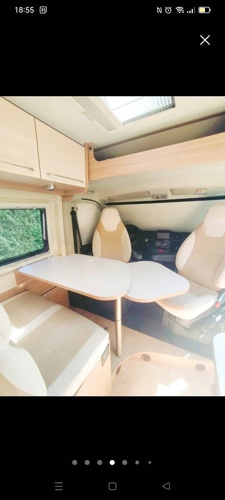 Área de jantar Fiat 2,3 l 130 ch - Yescapa