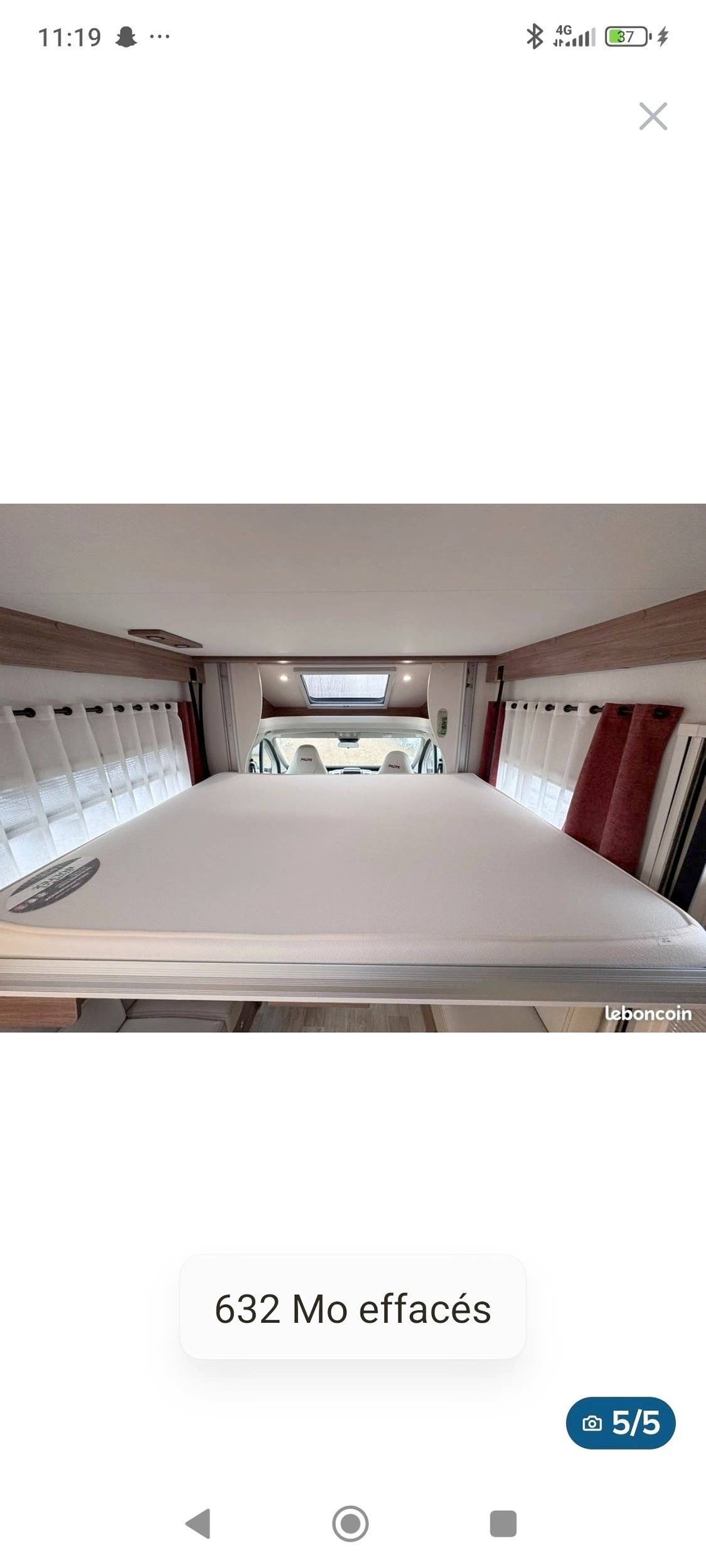 slaapplaatsen Fiat 2,3 l 140 ch. - Yescapa