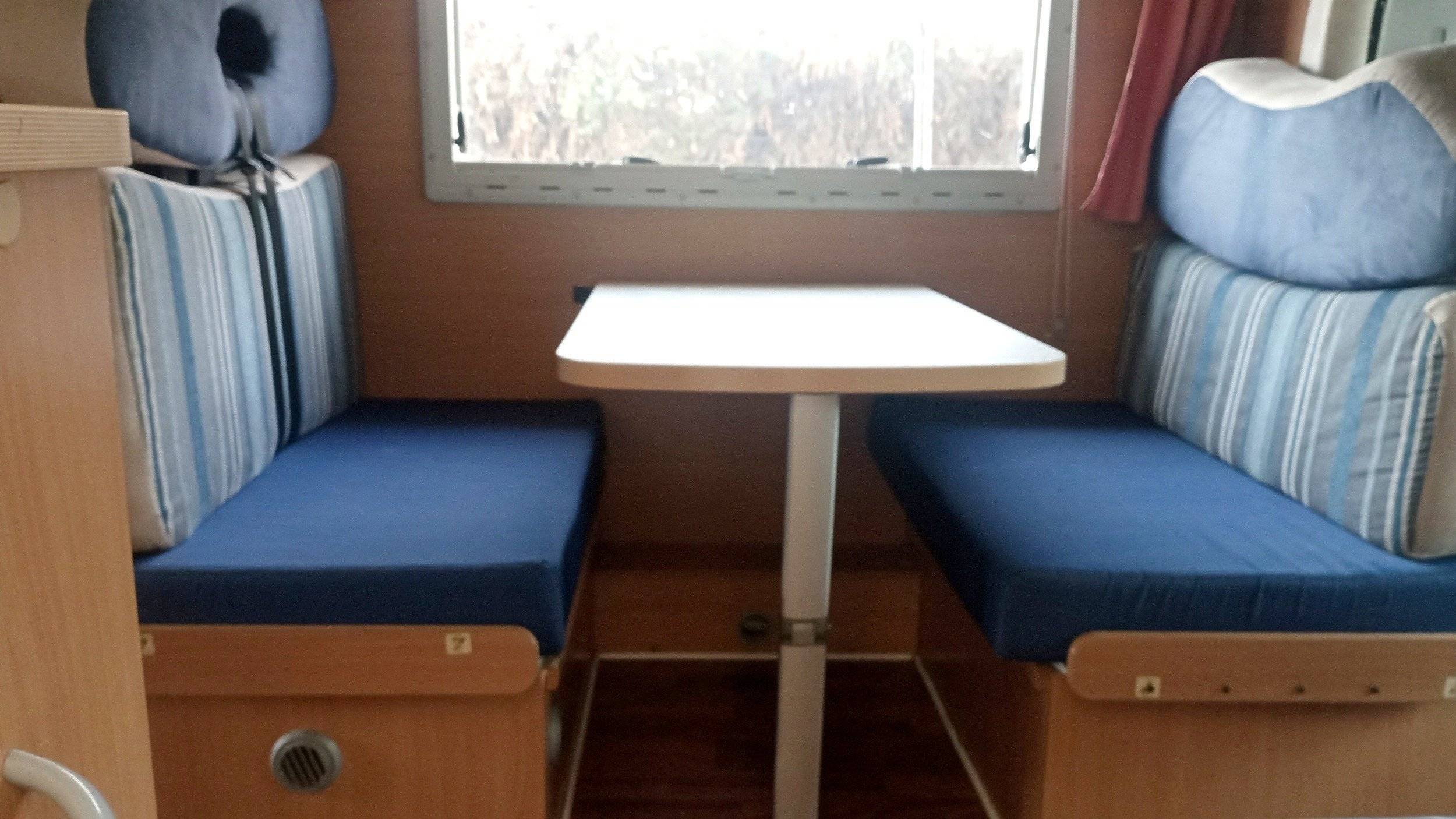 Área de jantar Fiat - Yescapa