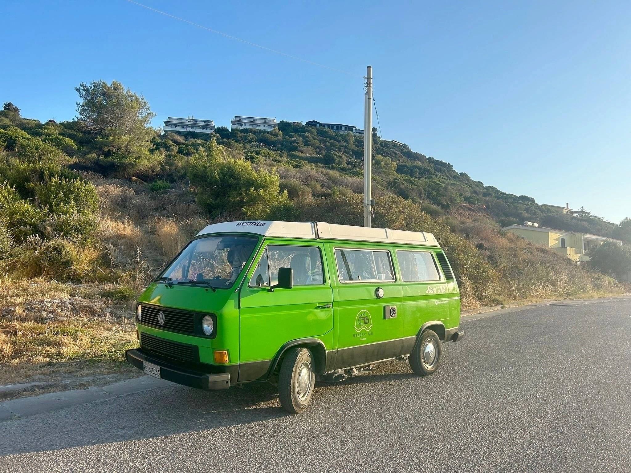 Voorkant 3/4 Volkswagen T3 westfalia - Yescapa