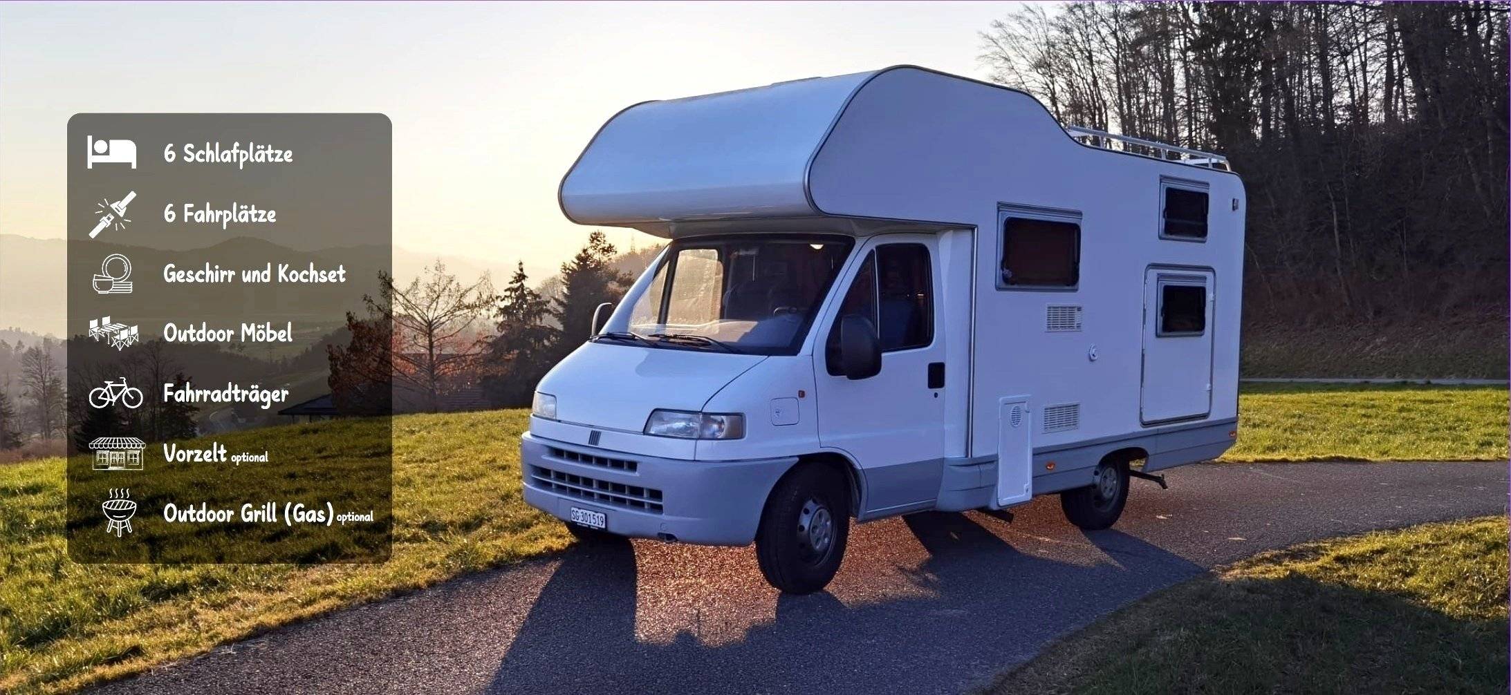Location Camping-car capucine - Rapperswil-Jona - 88842 - A… - Yescapa