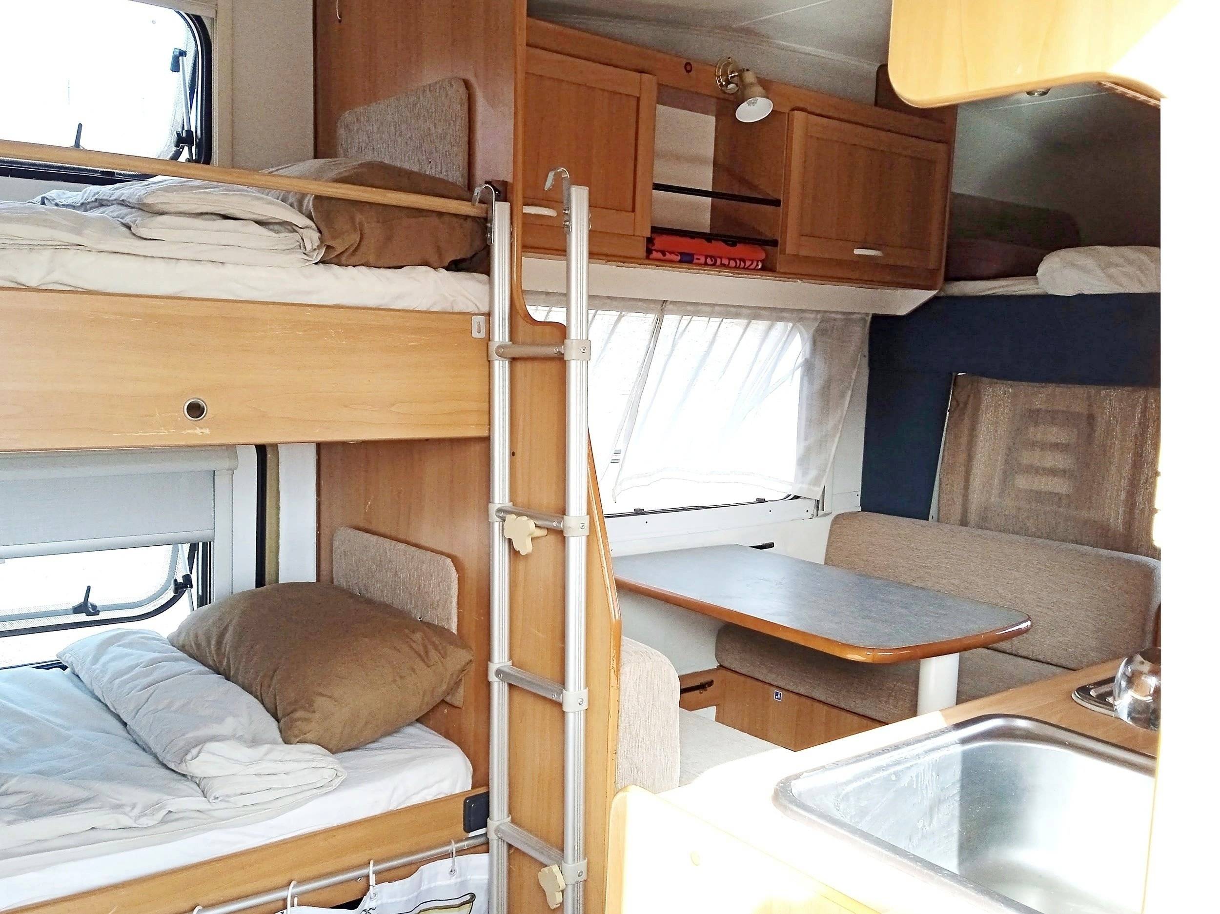 Berth Fiat Ducato - Yescapa