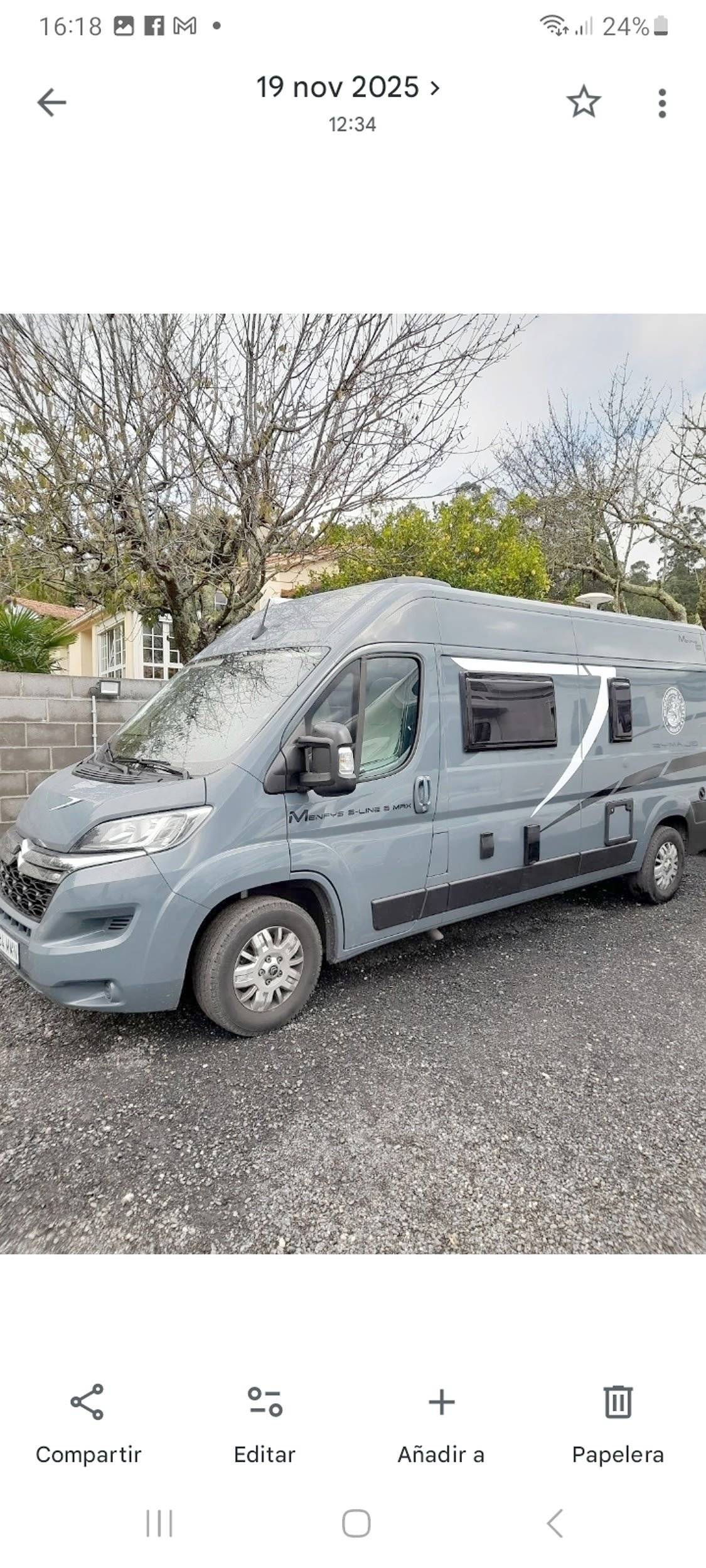 Voorkant 3/4 Citroën Jumper 2,2 l 140 ch - Yescapa