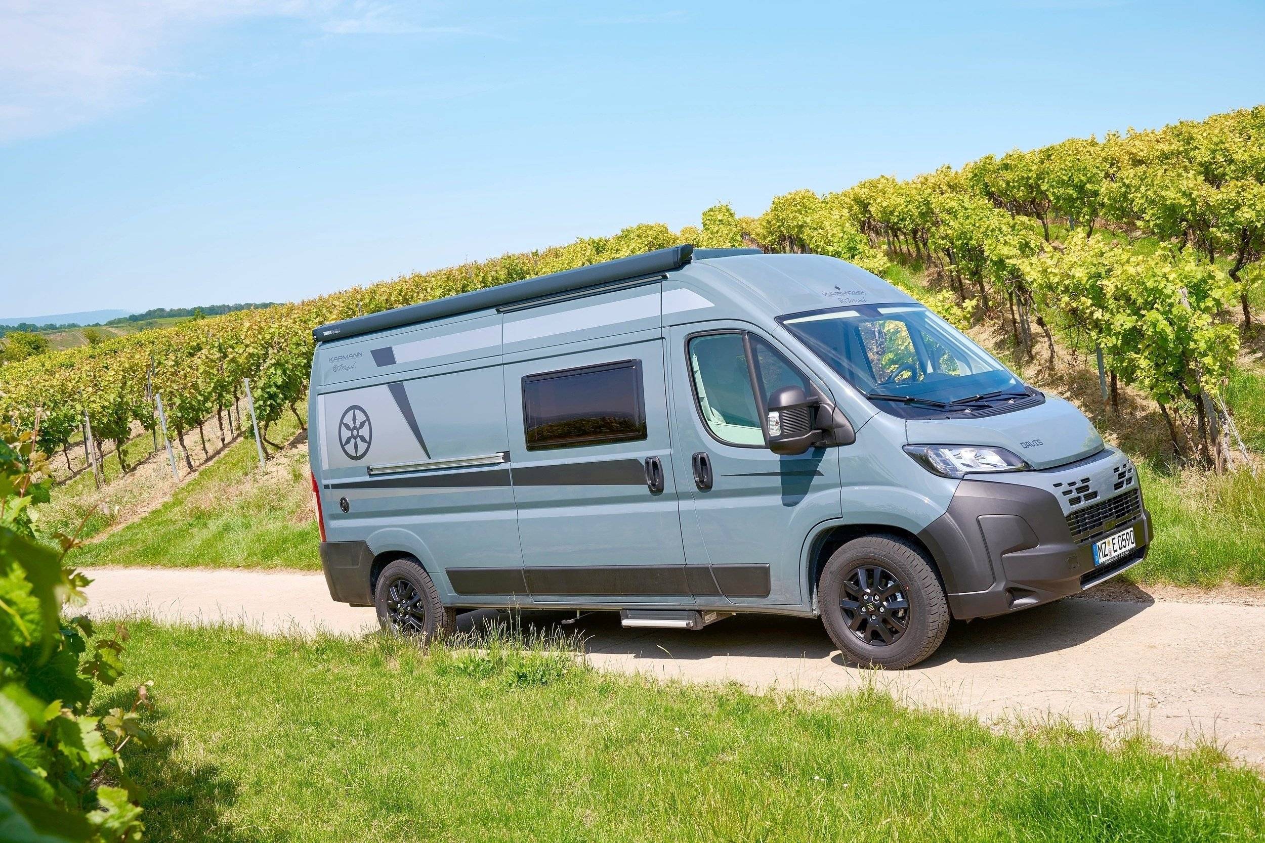 schräge Vorderansicht Fiat Ducato - Yescapa