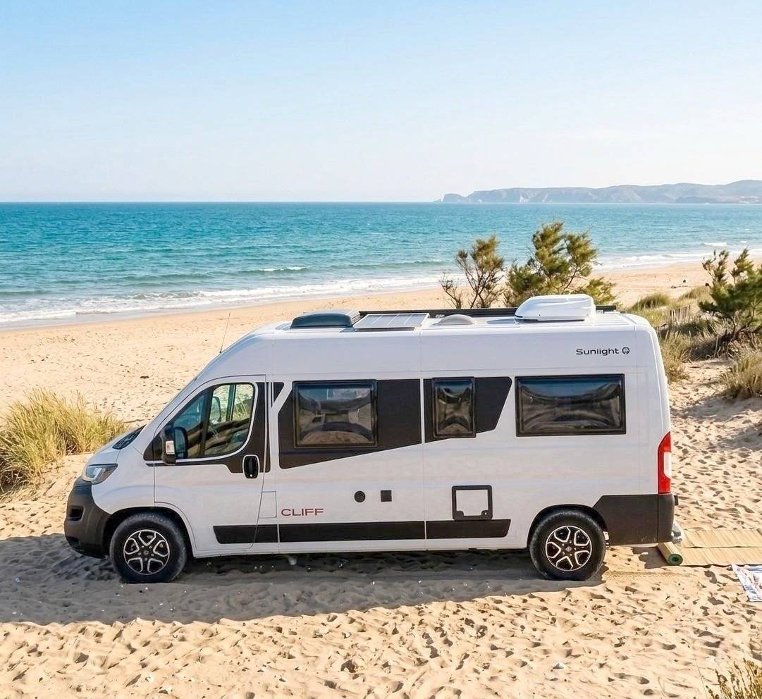 Vista de 3/4 Peugeot Boxer - Yescapa