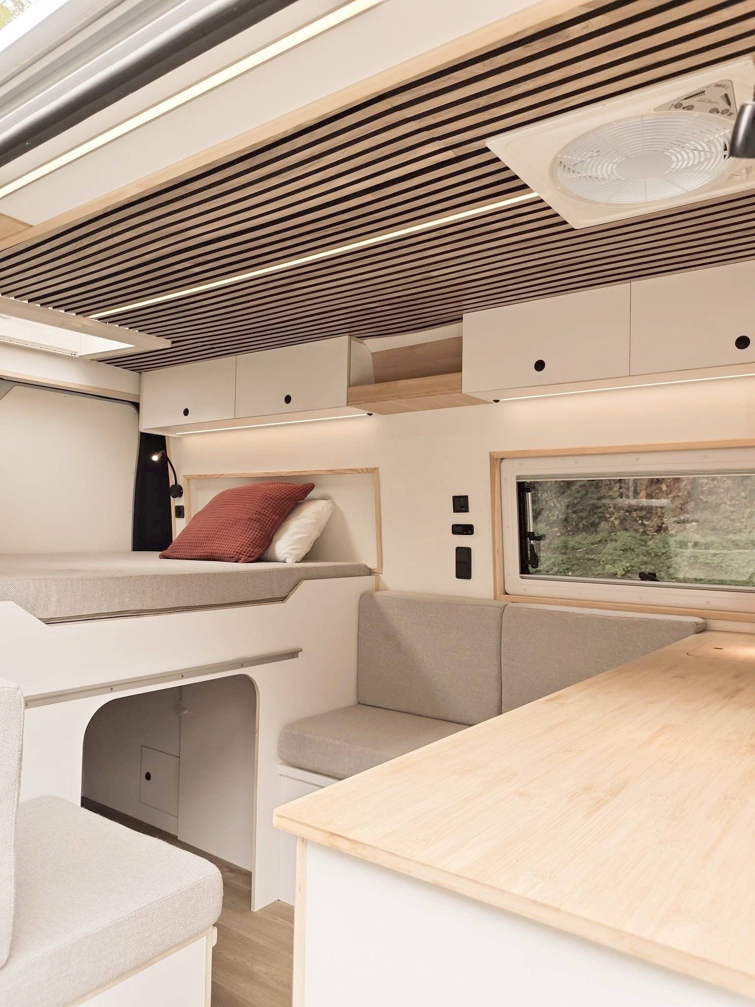 Couchages Fiat Ducato 2,2 140cv - Yescapa