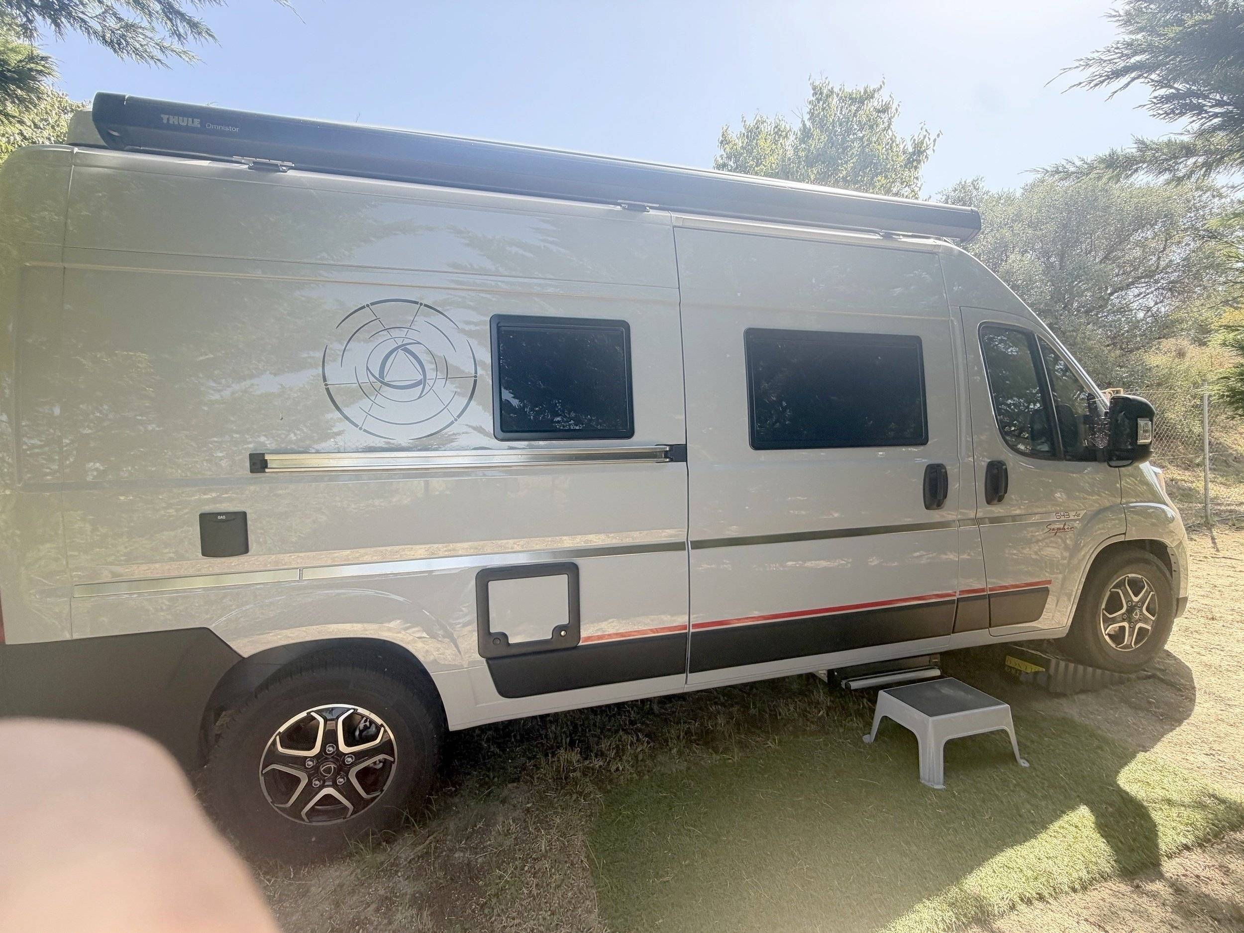 Vue arrière Peugeot - Yescapa