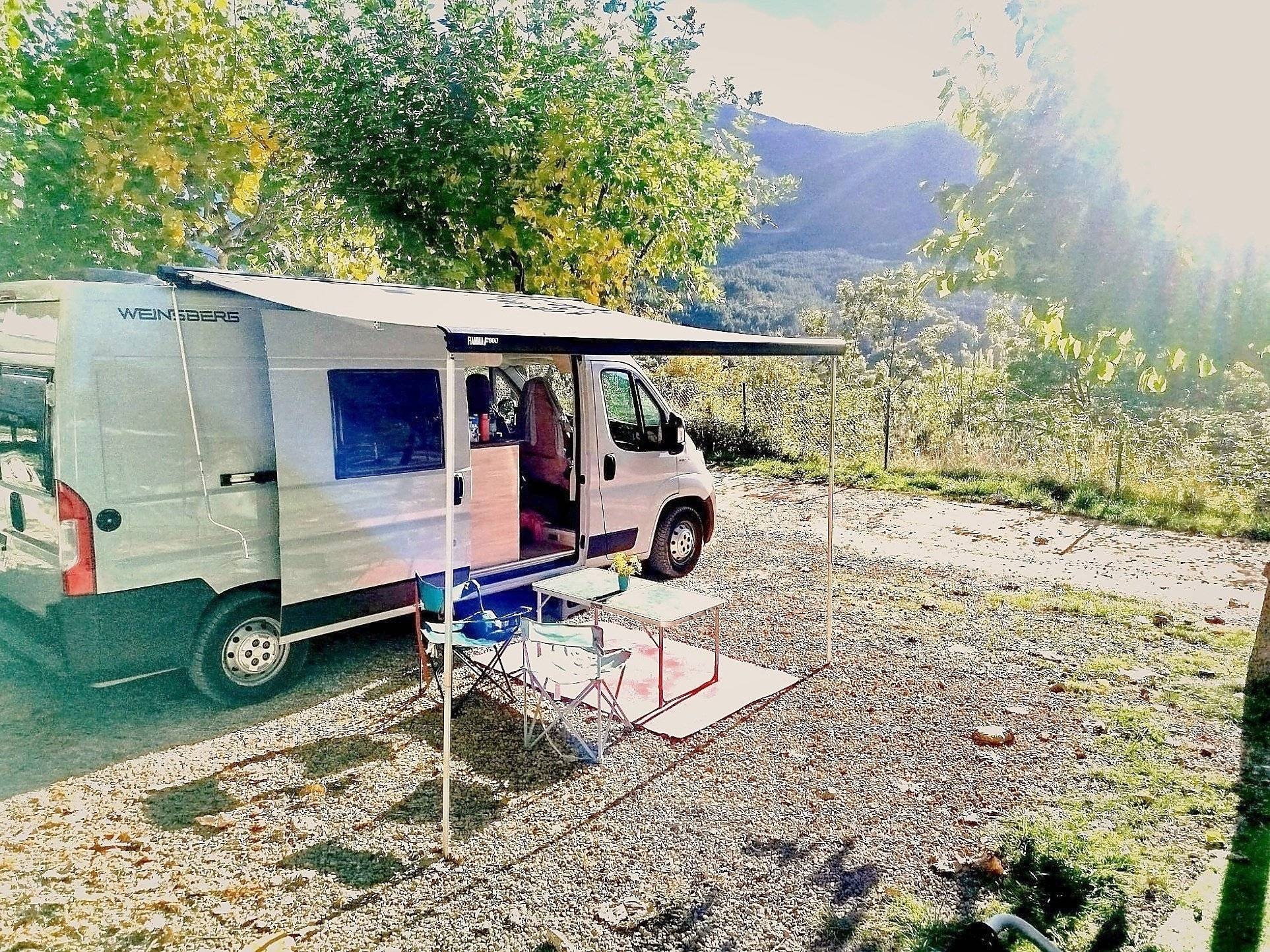 Vista frontale a ¾ Fiat Fiat ducato - Yescapa