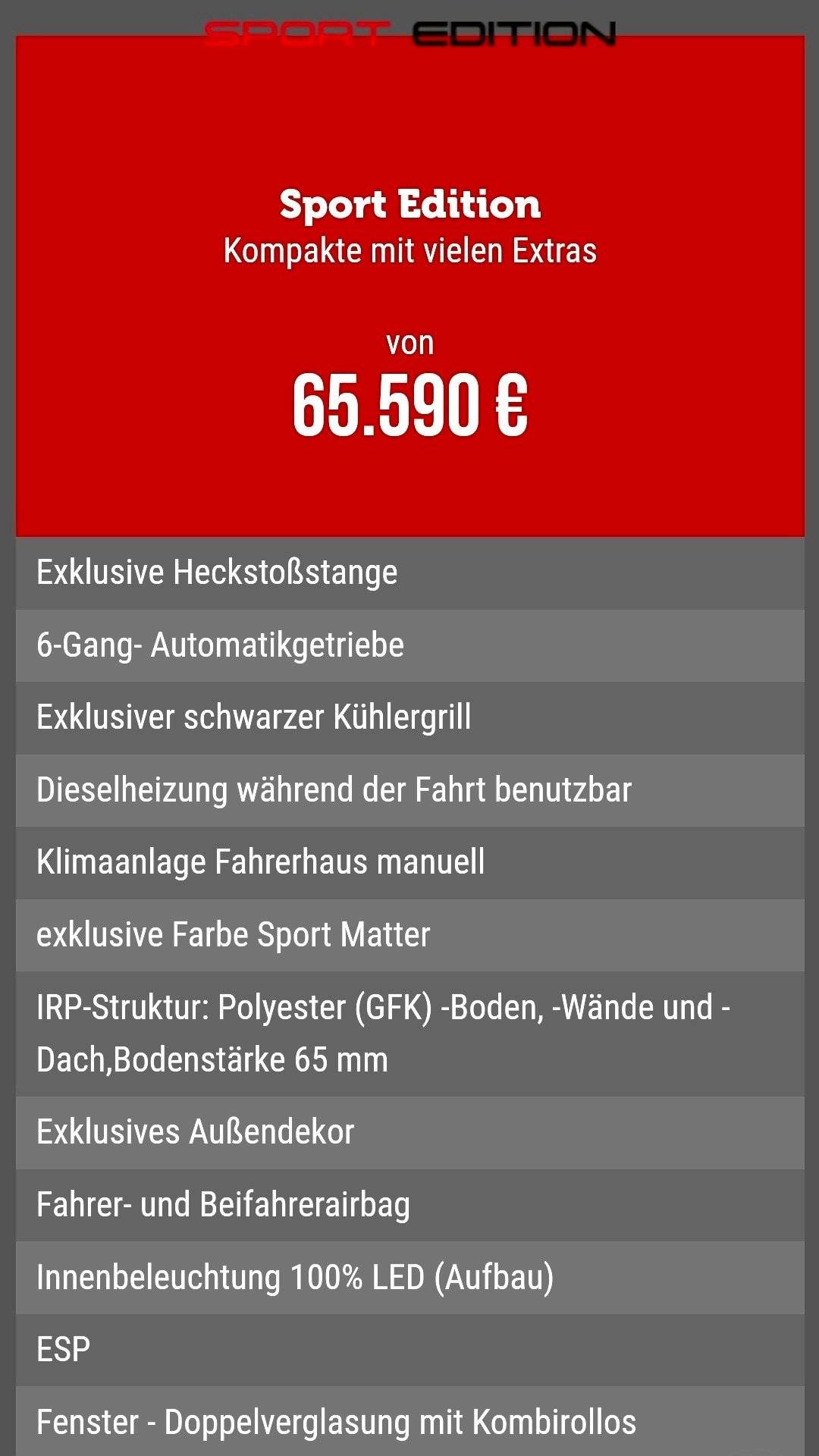 Challenger S 217 GA Sport Edition