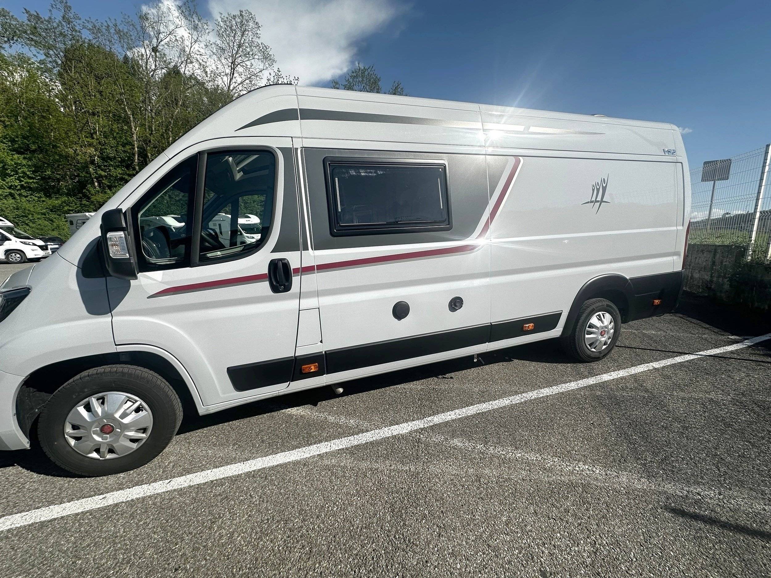 Voorkant 3/4 Fiat - Yescapa