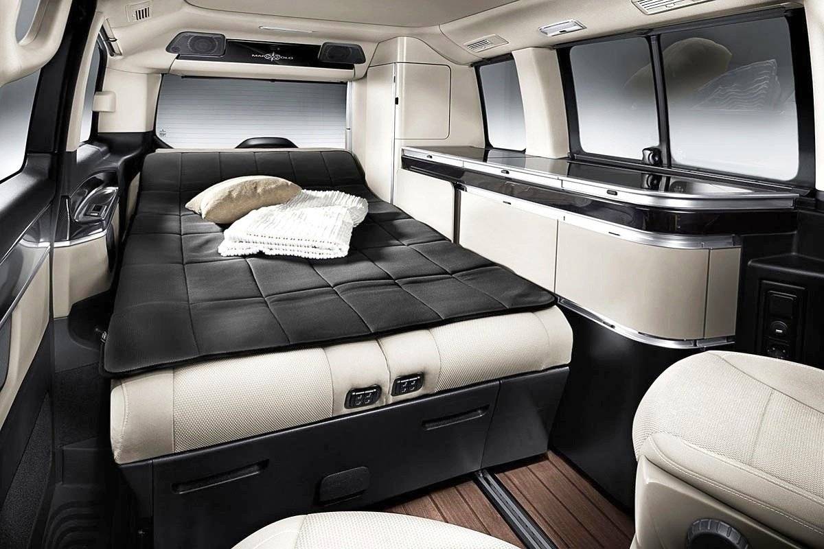 slaapplaatsen Mercedes V Class - Yescapa