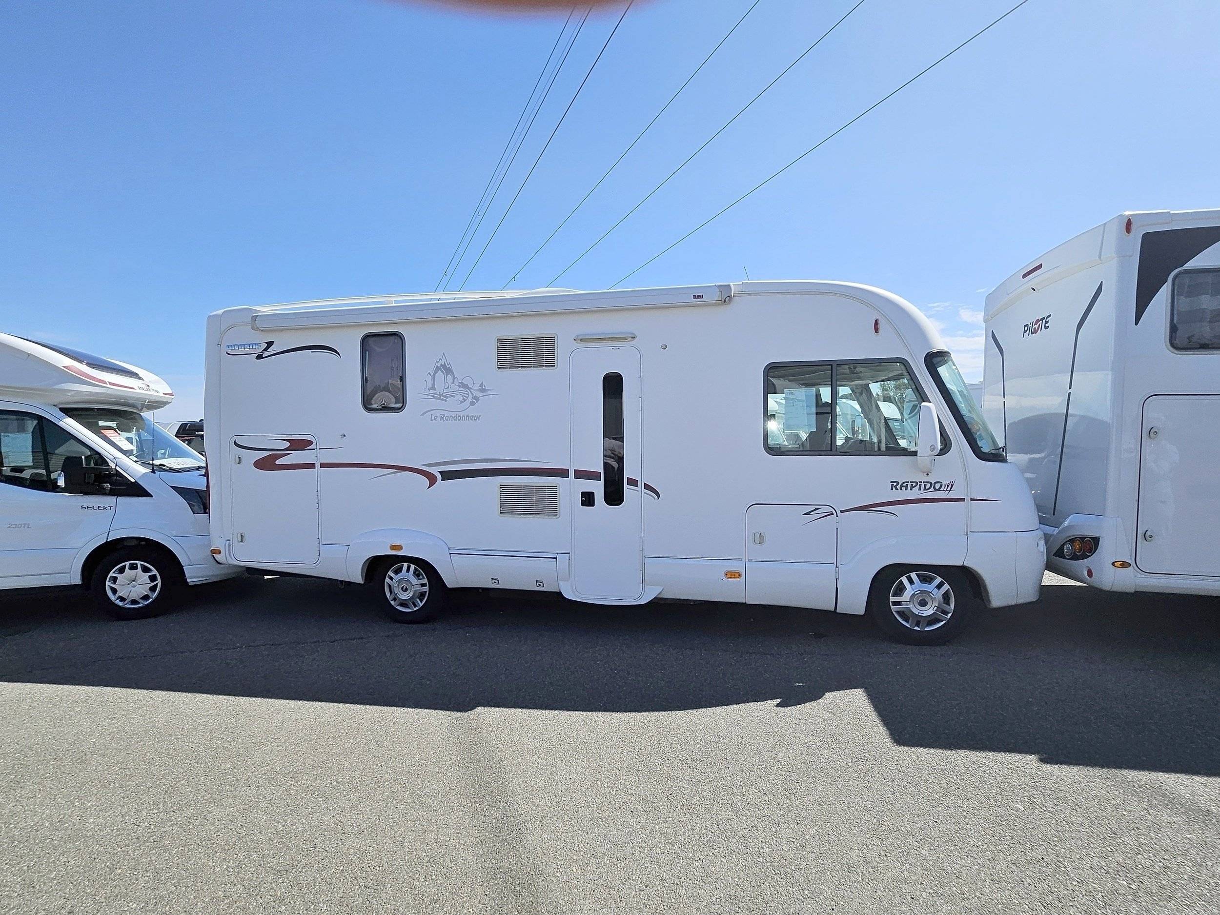 Rear view Fiat Rapido AF5 - Yescapa