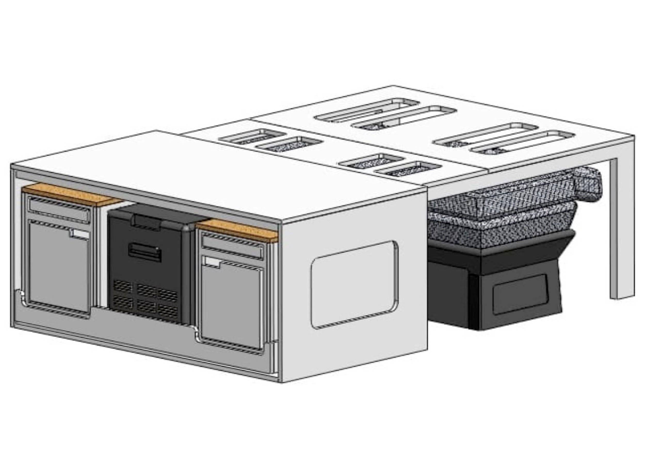 Plazas en cama Volkswagen ID BUZZ 7 PRO - Yescapa