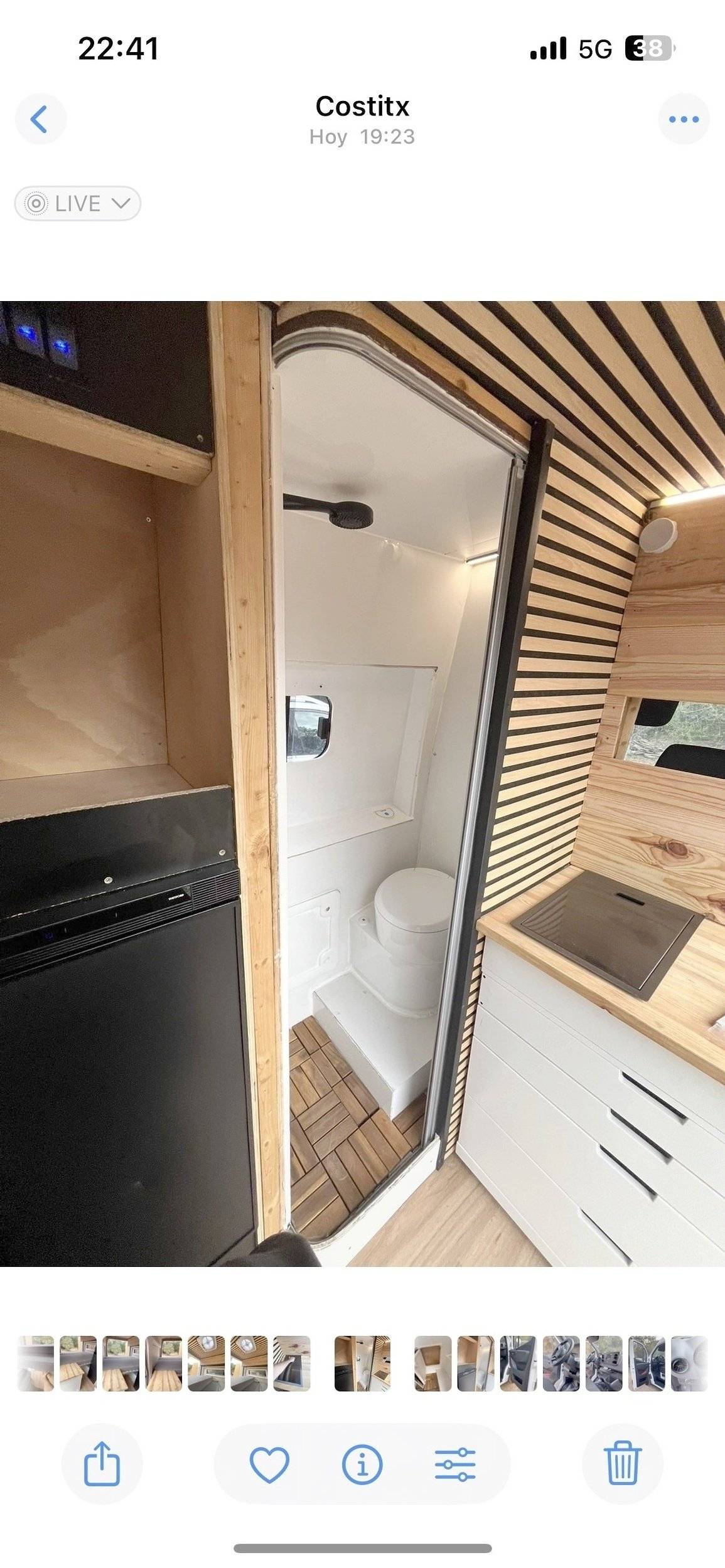Vue avant de 3/4 Mercedes Sprinter 2,1 l 115 ch - Yescapa