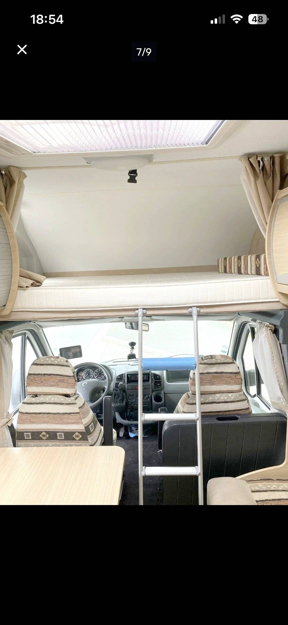 Berth Fiat Ducato 2.8 JTD - Yescapa