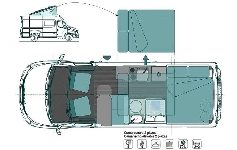campers Enaire S.L iveco daily enaire