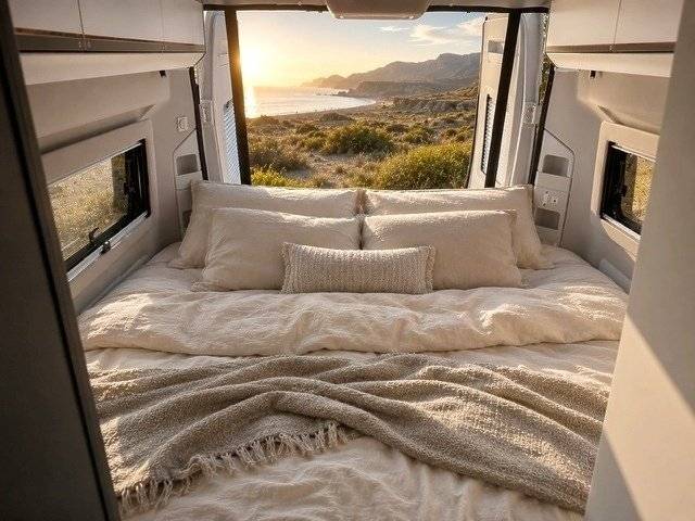Berth Fiat Ducato 140 - Yescapa