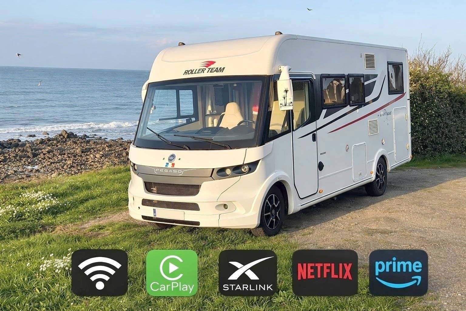 schräge Vorderansicht Fiat Ducato 2,3 l 150 ch/Al-Ko - Yescapa