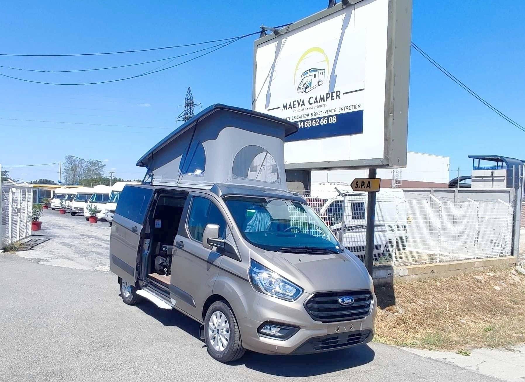 Voorkant 3/4 Ford Ford - Yescapa