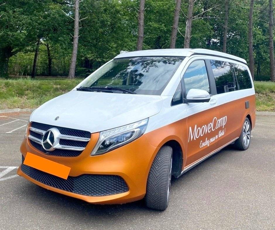 Vista frontale a ¾ Mercedes Mercedes Marco polo - Yescapa