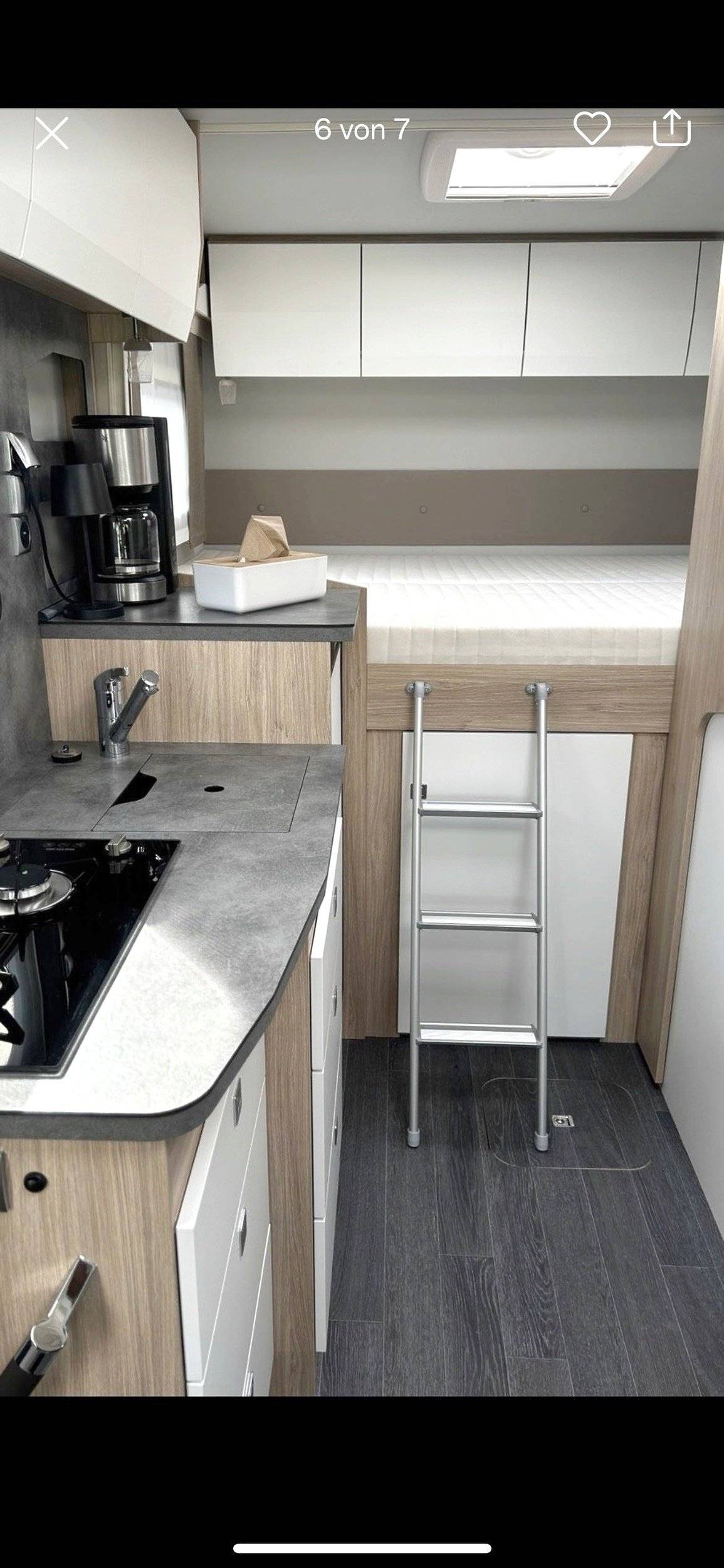 Angolo cucina Mercedes - Yescapa