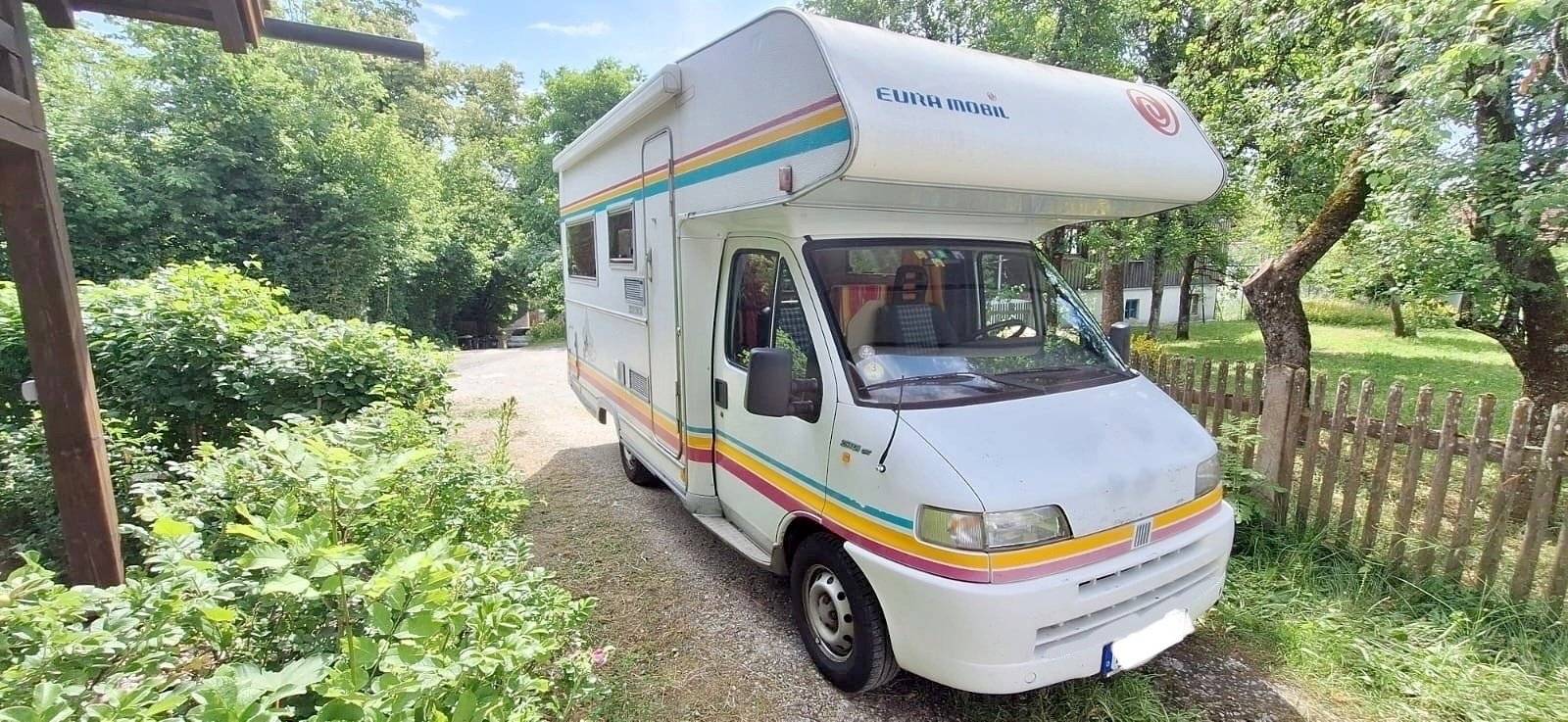 schräge Vorderansicht Fiat Fiat ducato 2.8l JTD - Yescapa