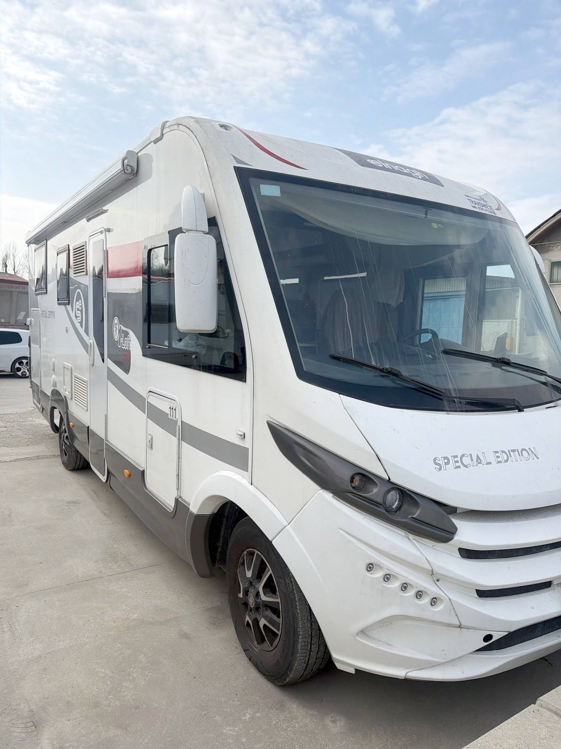 Voorkant 3/4 Fiat Ducato 2,3 l Multijet 130 ch. - Yescapa
