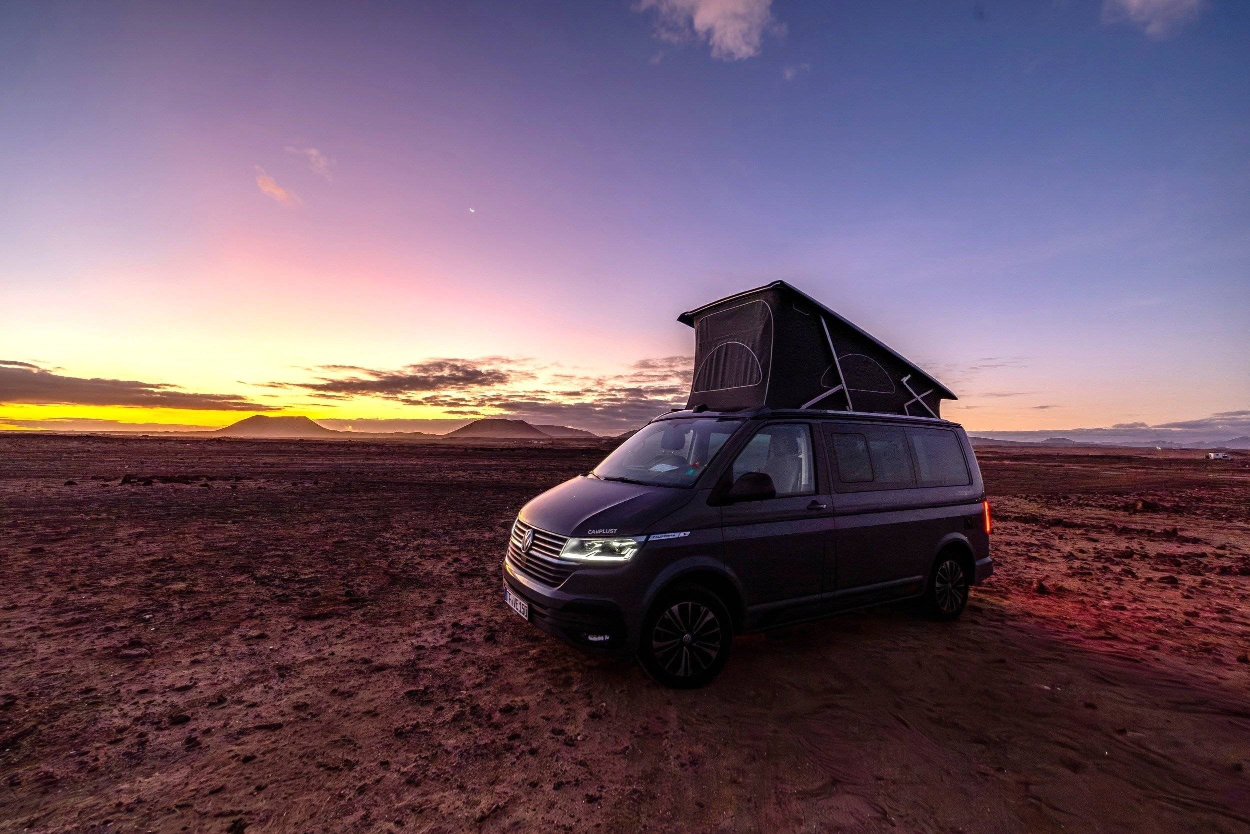 Voorkant 3/4 Volkswagen California Ocean T6.1 - Yescapa