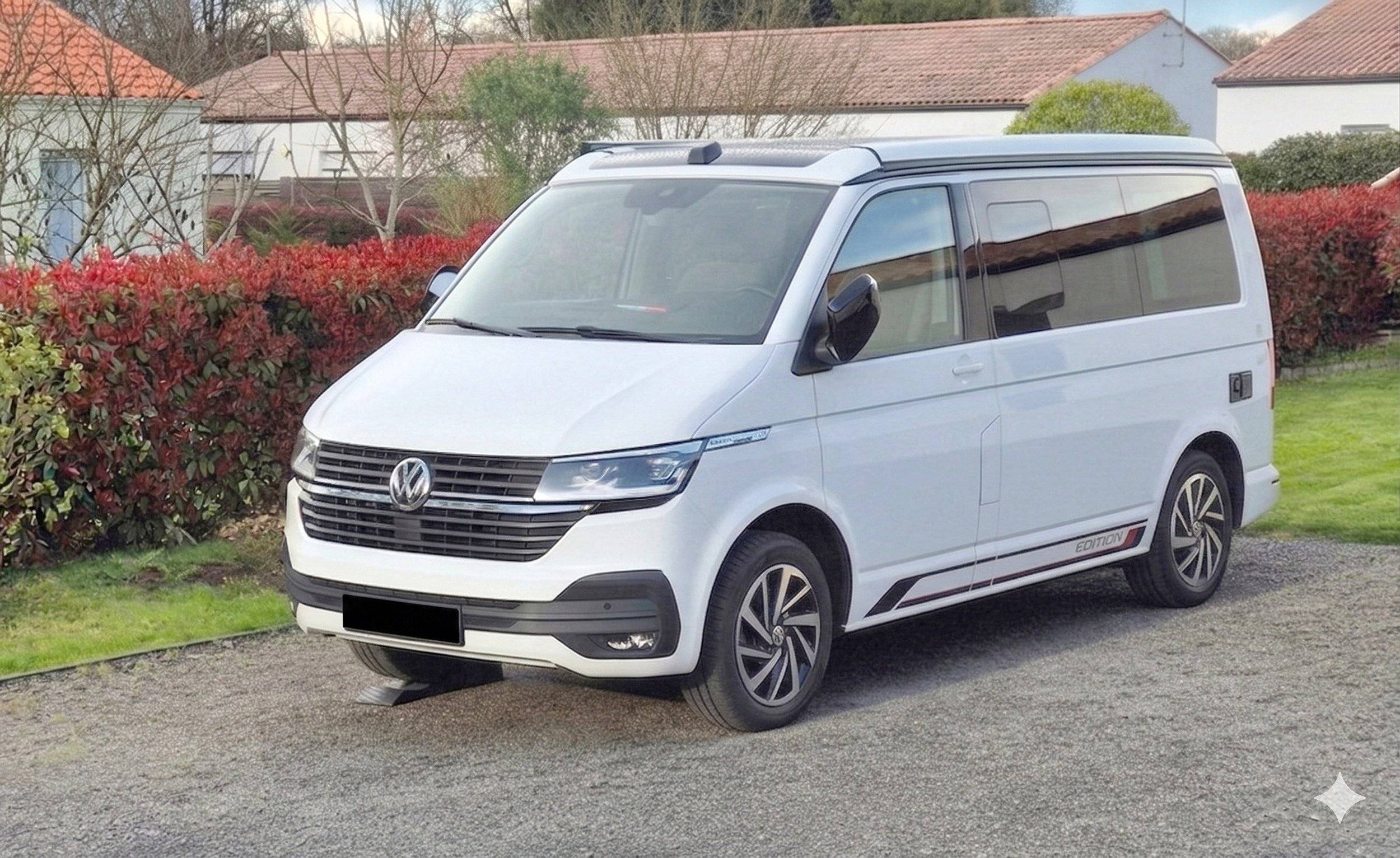 Voorkant 3/4 Volkswagen T6 2,0 l TDI 150 ch - Yescapa