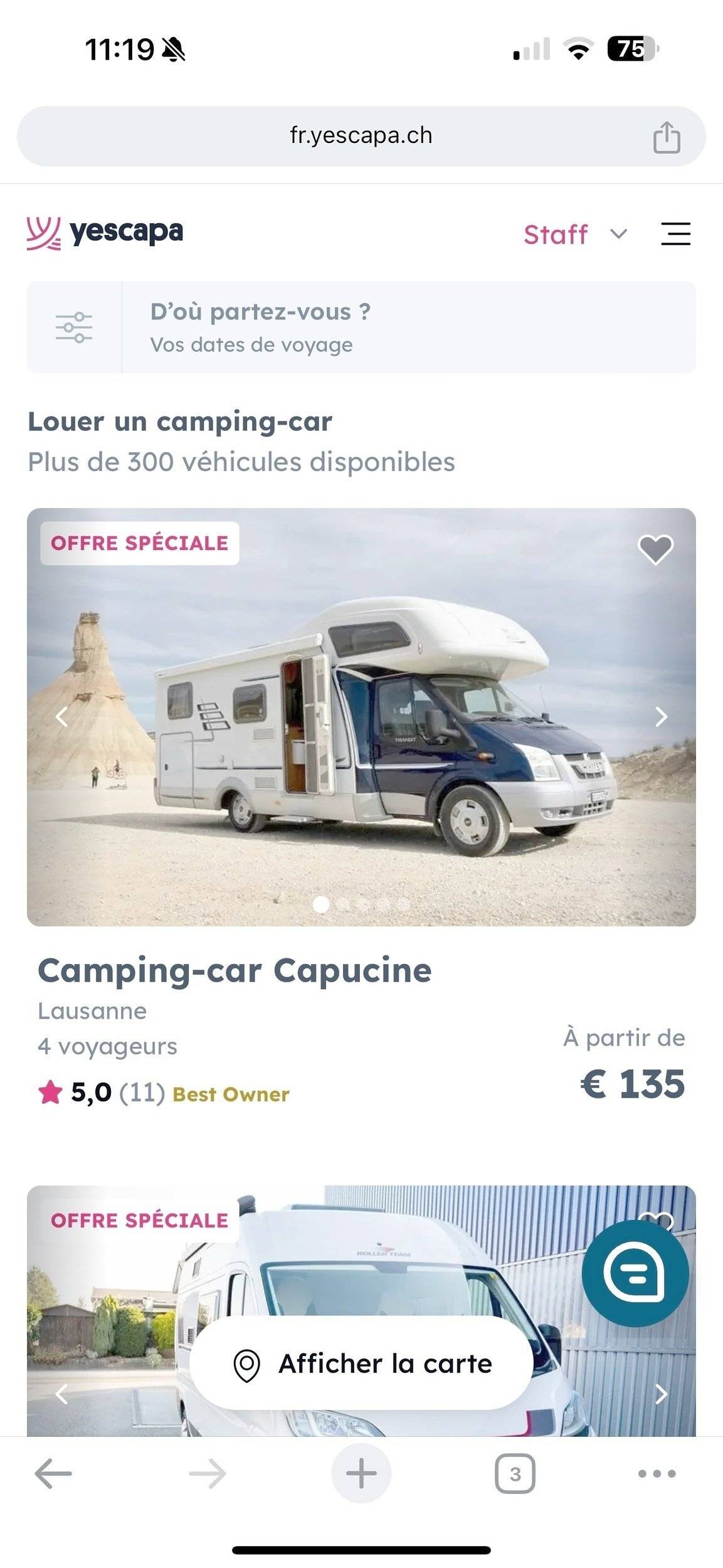 Camping-car Profilé 
