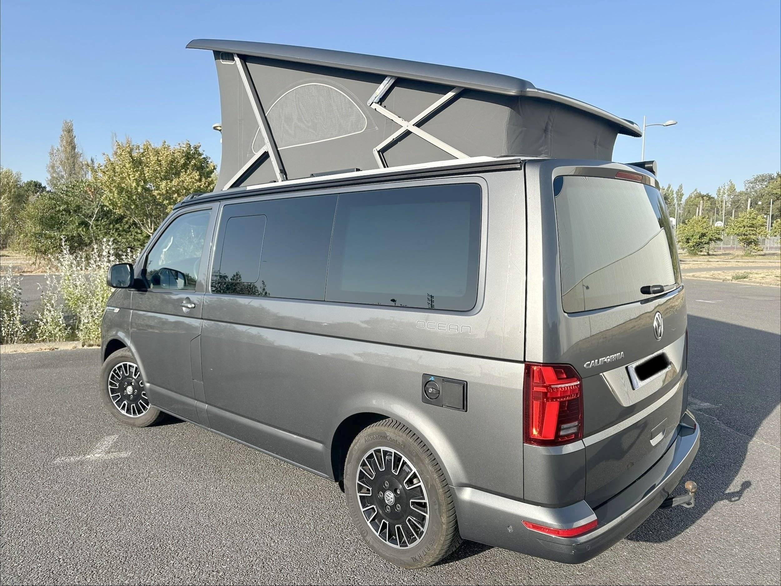 Vue arrière Volkswagen T6 2,0 l 204 ch - Yescapa